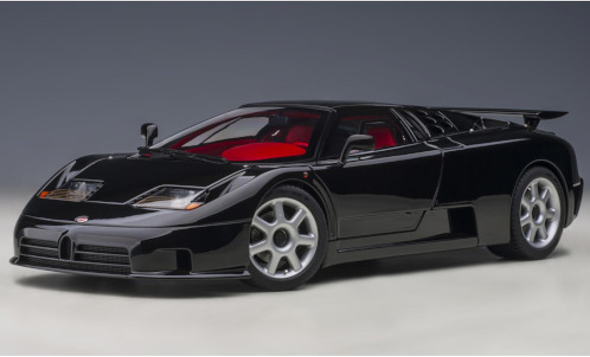 Bugatti EB110 1/18 AUTOart EB 110 SS nero 1992 modellino in miniatura