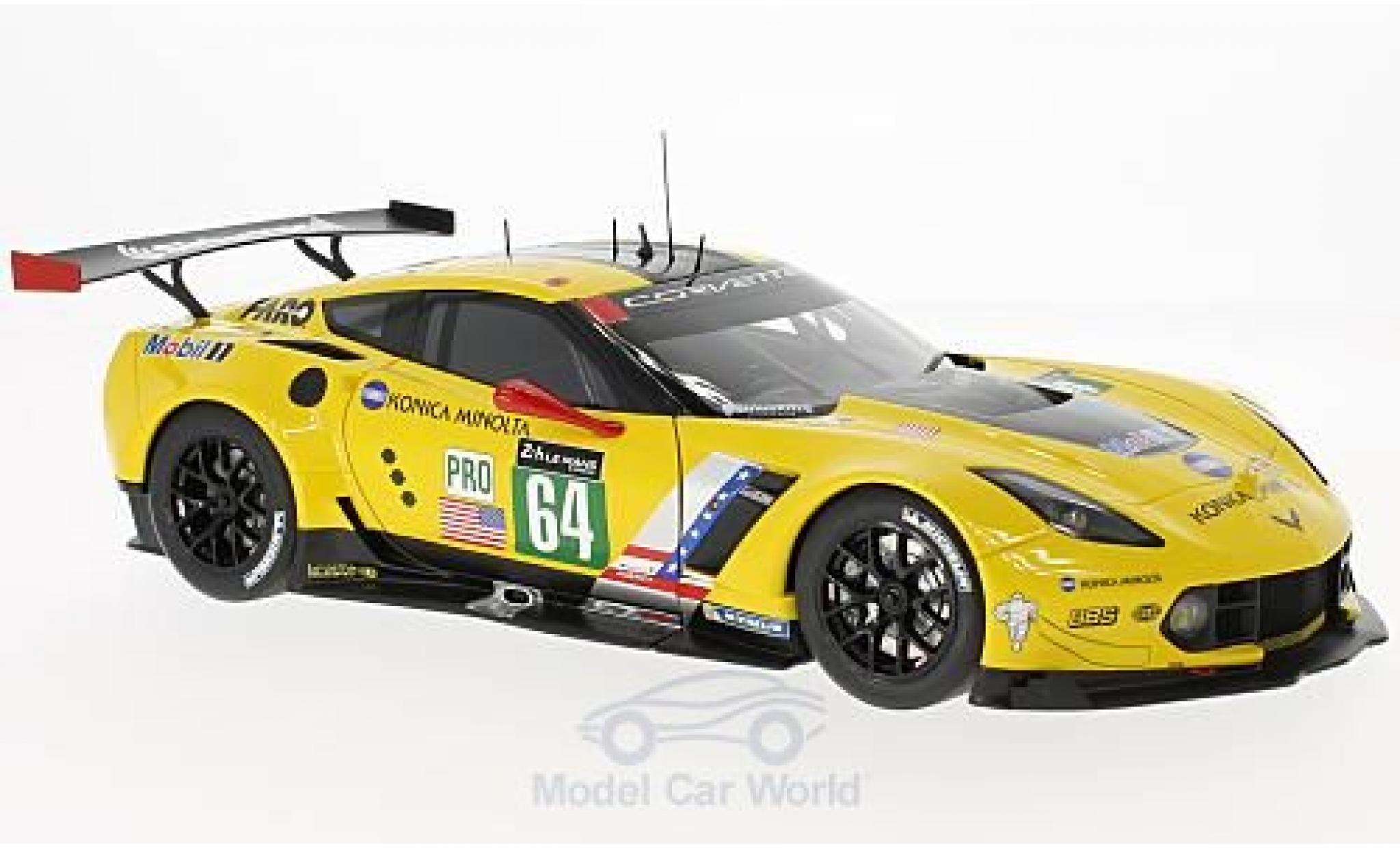 Chevrolet Corvette 1/18 AUTOart C7.R No.64 24h Le Mans 2016 J.Taylor/O.Gavin/T.Milner modellino in miniatura