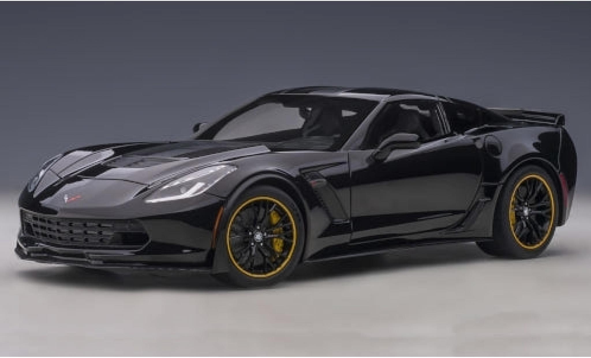 Chevrolet Corvette 1/18 AUTOart (C7) Z06 C7R Edition nero/matt-nero 2015 modellino in miniatura
