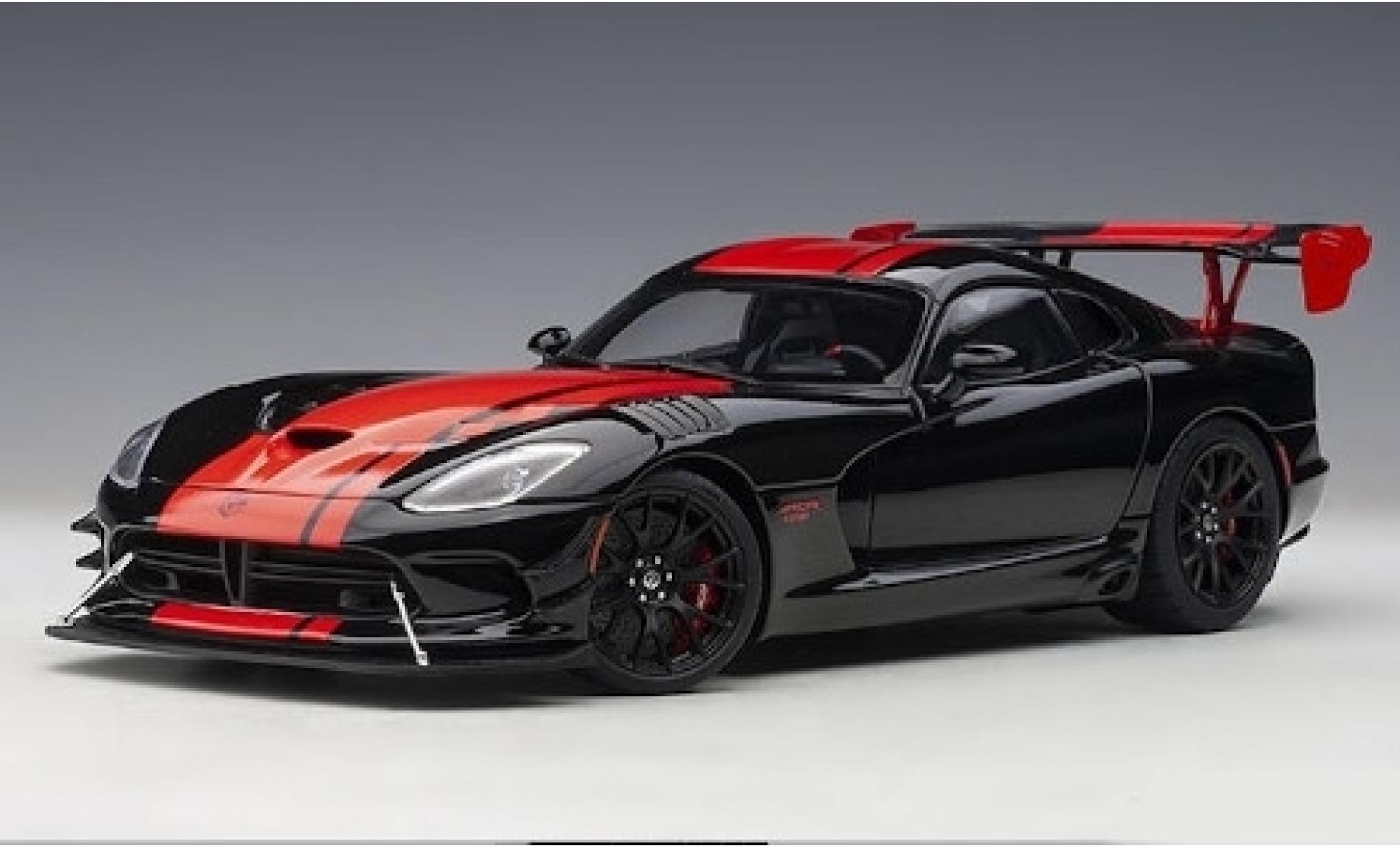 Dodge Viper 1/18 AUTOart 1:28 Edition ACR nero/rosso 2017 modellino in miniatura