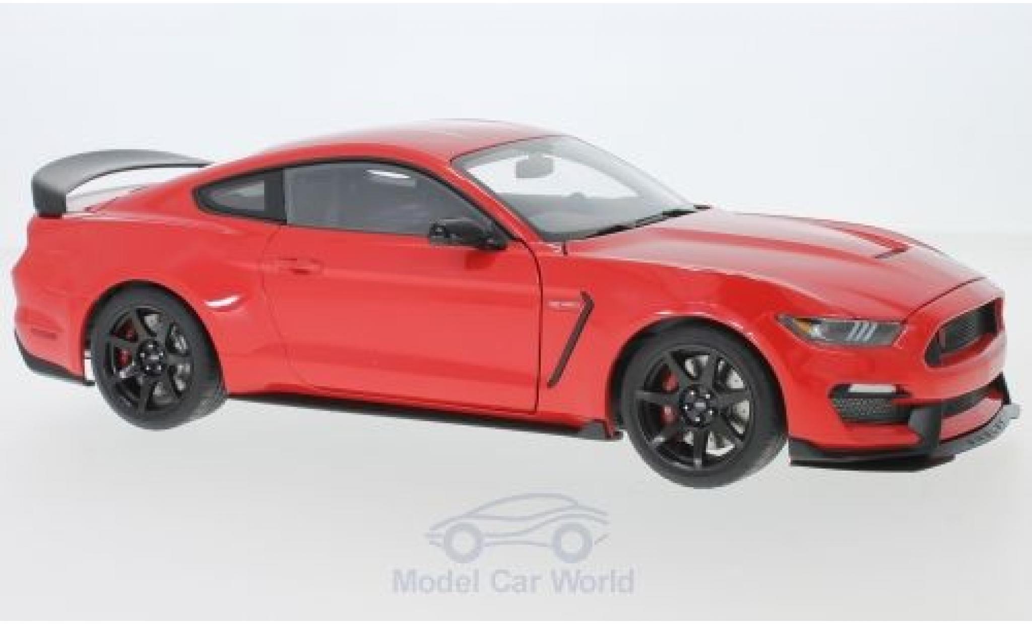 Ford Mustang 1/18 AUTOart Shelby GT-350R rosso 2017 modellino in miniatura