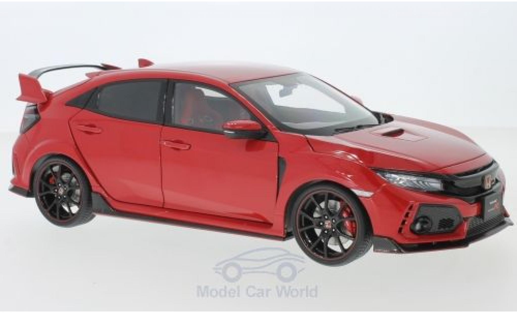 Honda Civic 1/18 AUTOart Type R (FK8) rosso RHD 2017 modellino in miniatura