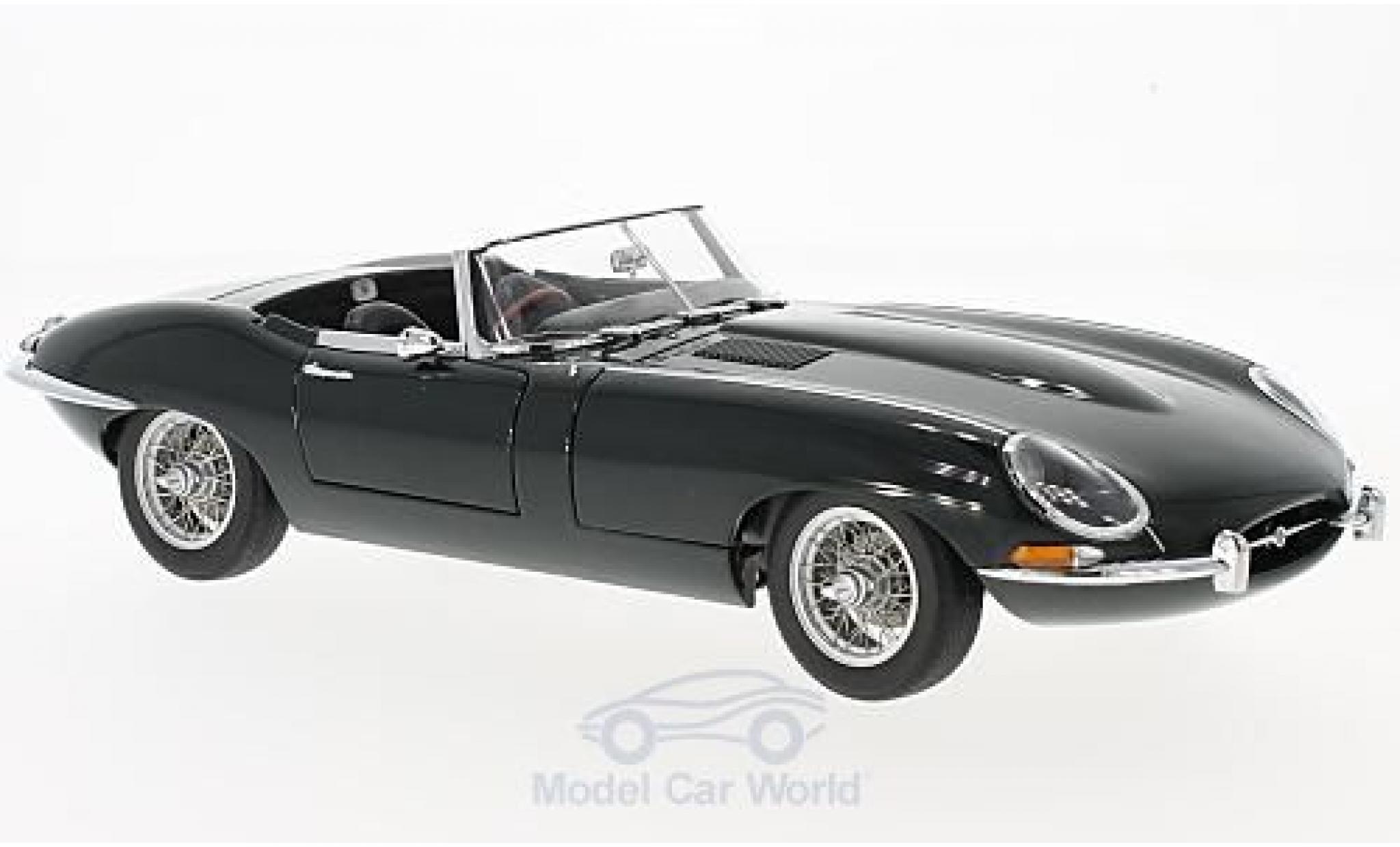 Jaguar E-Type 1/18 AUTOart Roadster Series I 3.8 verde RHD 1961 modellino in miniatura