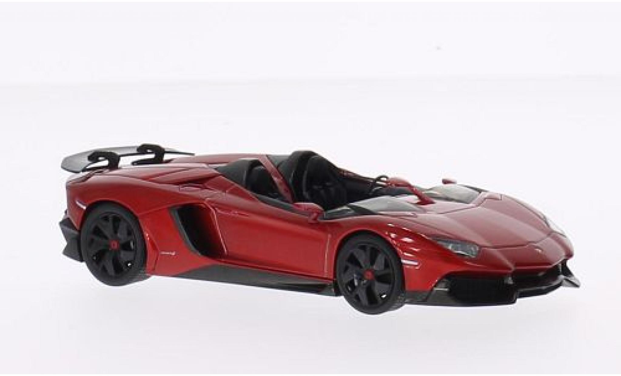 Lamborghini Aventador 1/43 AUTOart J Roadster metallico rosso 2012 modellino in miniatura