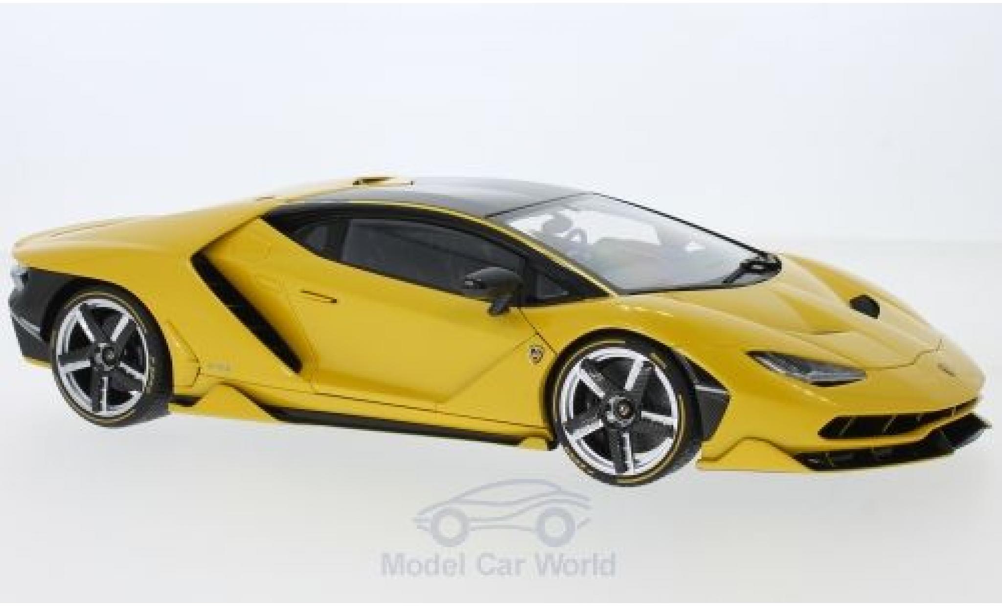 Lamborghini Centenario 1/18 AUTOart metallico giallo modellino in miniatura
