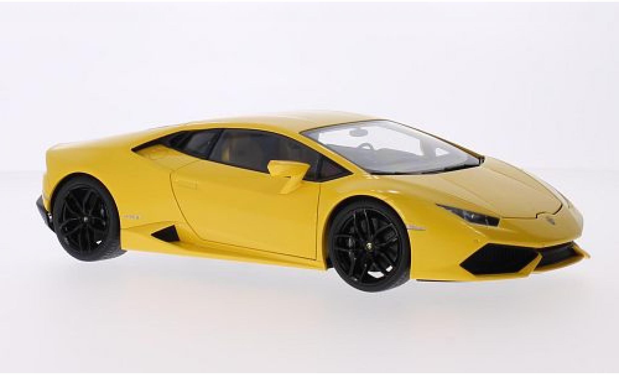 Lamborghini Huracan 1/18 AUTOart LP610-4 metallico giallo 2014 modellino in miniatura