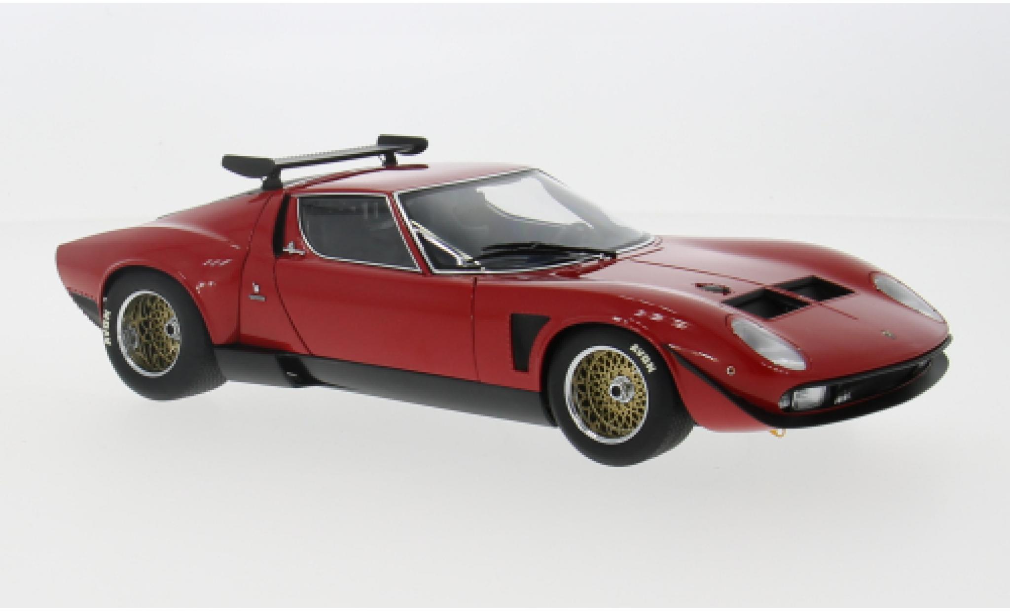 Lamborghini Miura 1/18 AUTOart Jota SVR rot 1:18 modellino in miniatura