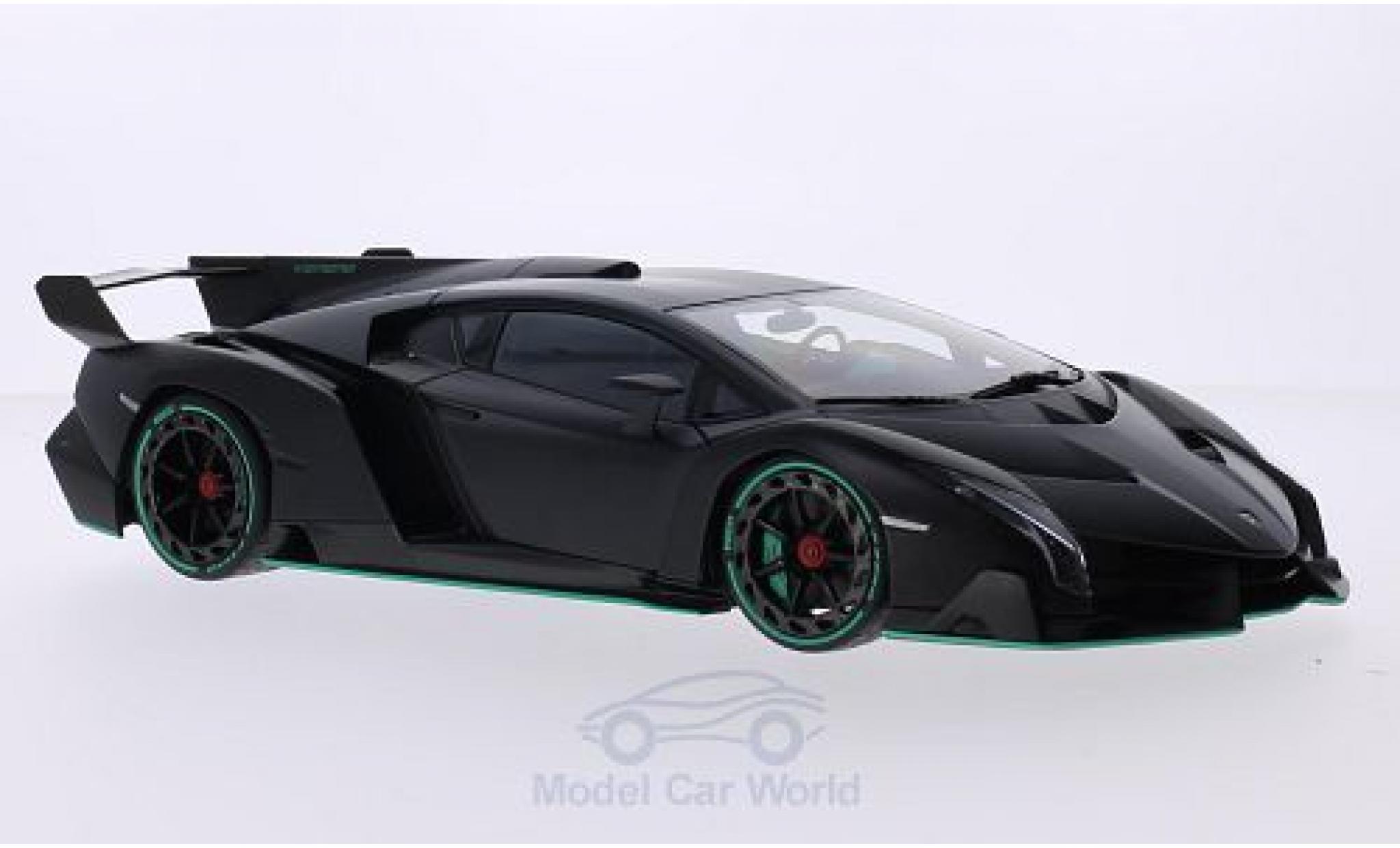 Lamborghini Veneno 1/18 AUTOart matt-nero 2013 modellino in miniatura