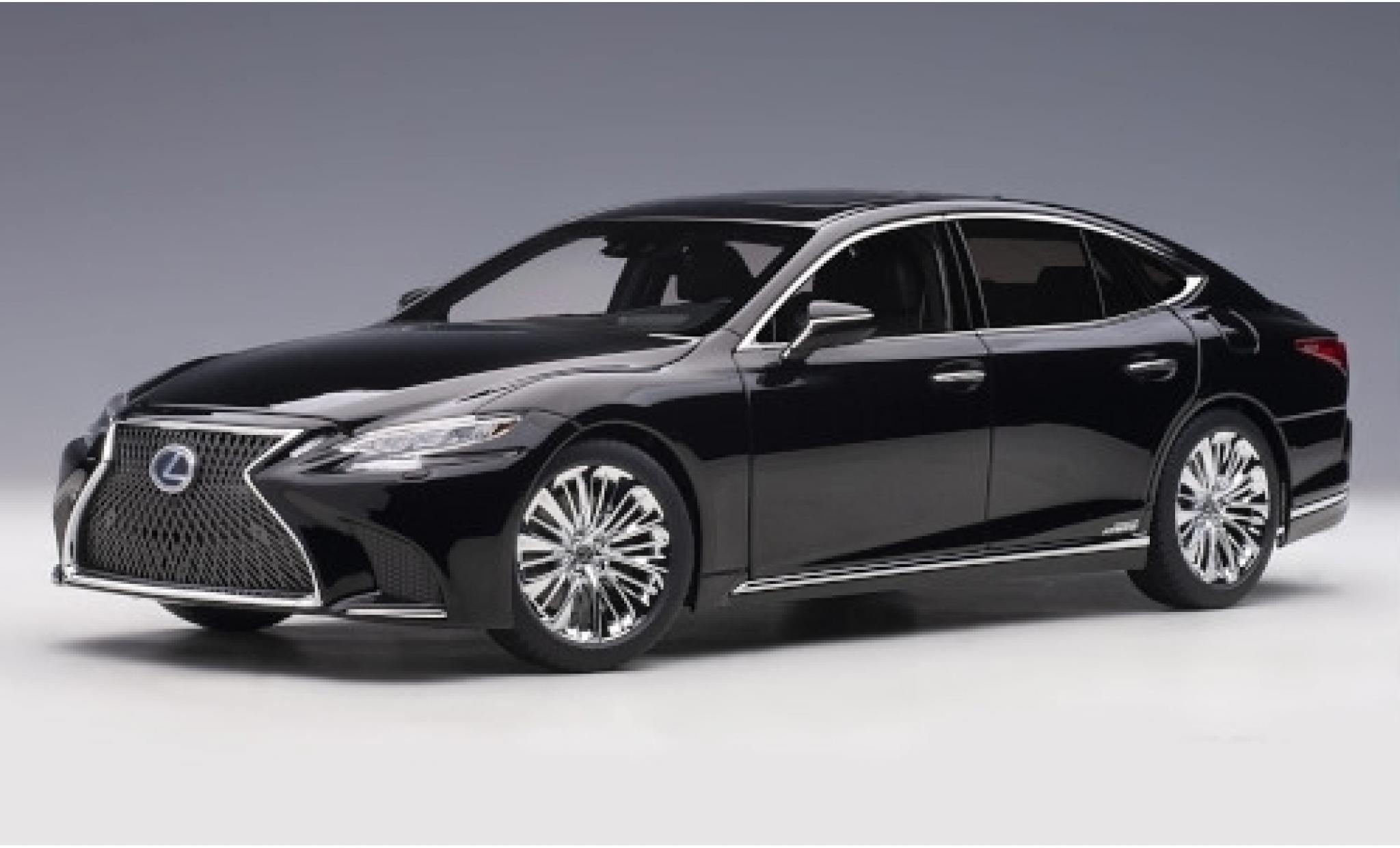 Lexus LS 1/18 AUTOart 500h nero 2018 modellino in miniatura