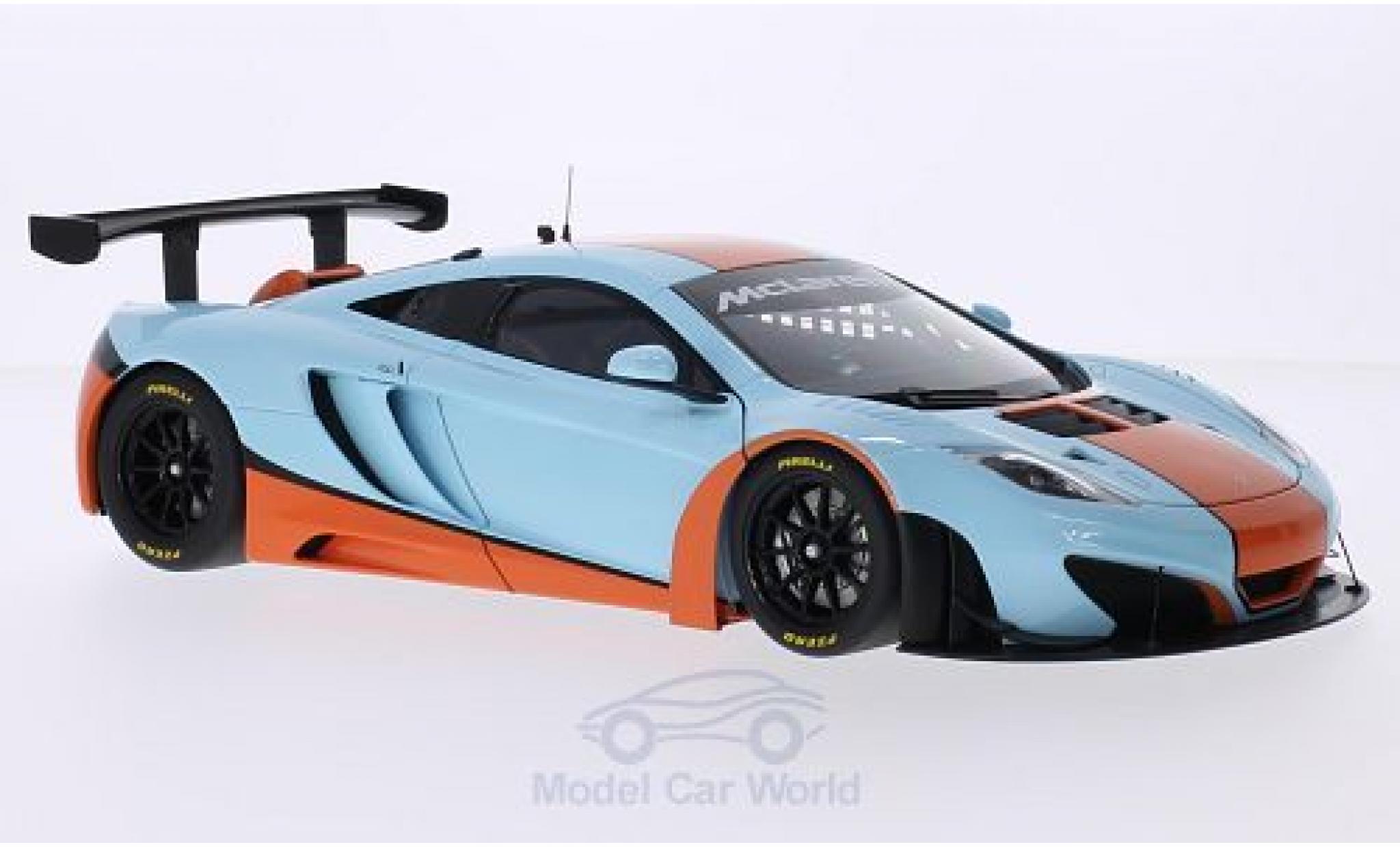 McLaren MP4-12C 1/18 AUTOart 12C GT3 Gulf 2012 modellino in miniatura