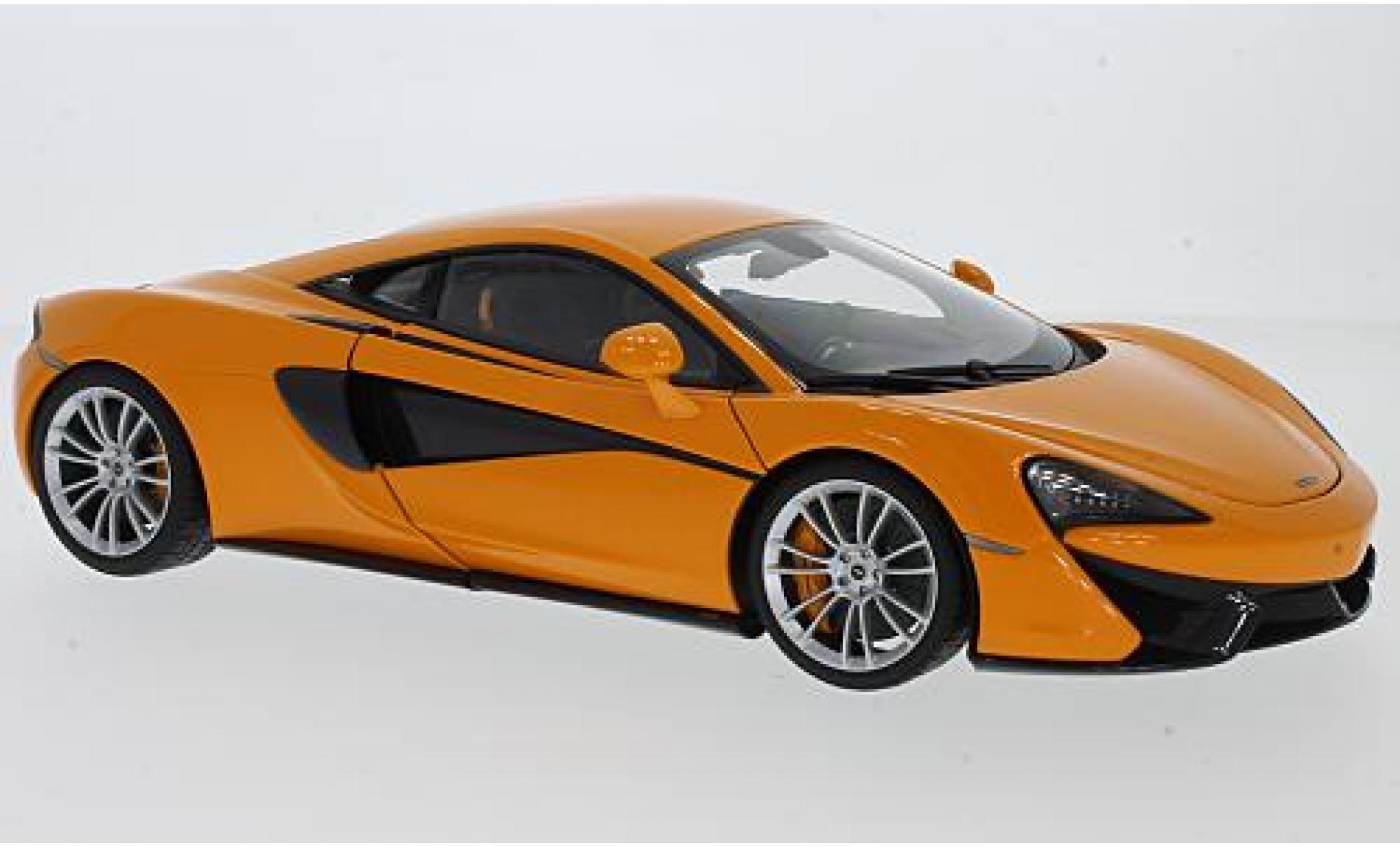 McLaren 570 1/18 AUTOart S orange 2016 avec grigionen Rädern modellino in miniatura