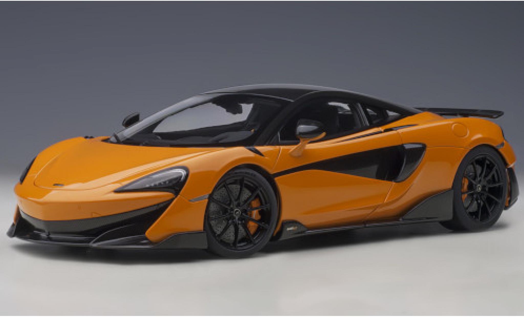 McLaren 600 1/18 AUTOart LT orange/nero 2019 modellino in miniatura