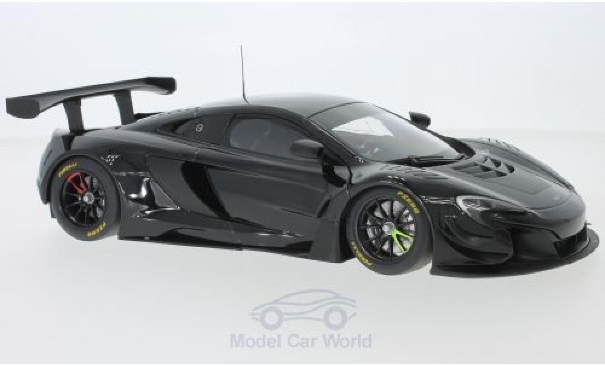 McLaren 650 1/18 AUTOart S GT3 nero 2014 modellino in miniatura