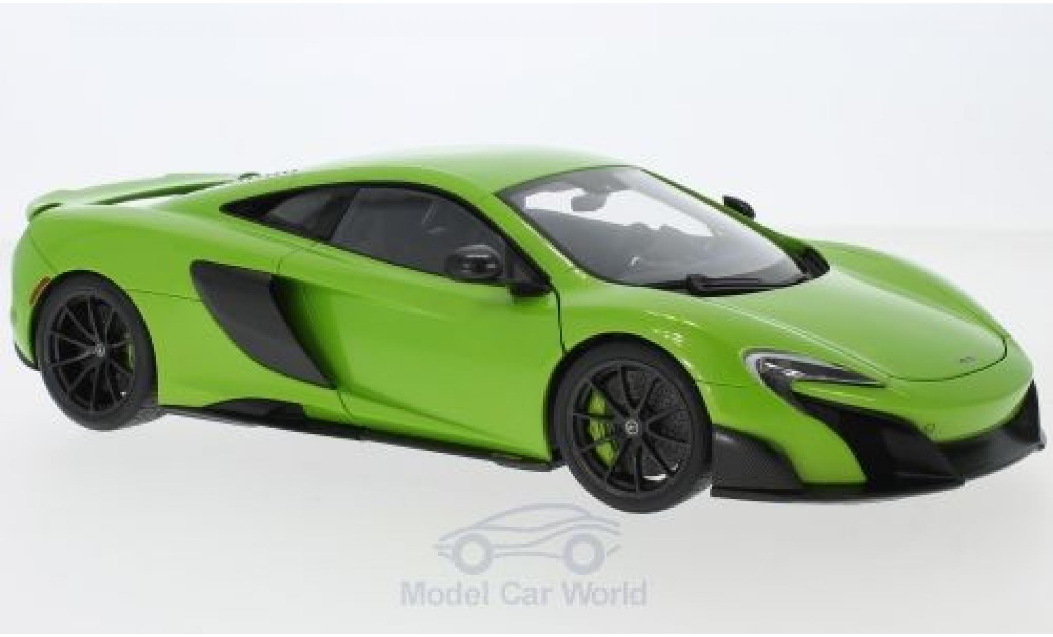 McLaren 675 1/18 AUTOart LT verde 2016 modellino in miniatura
