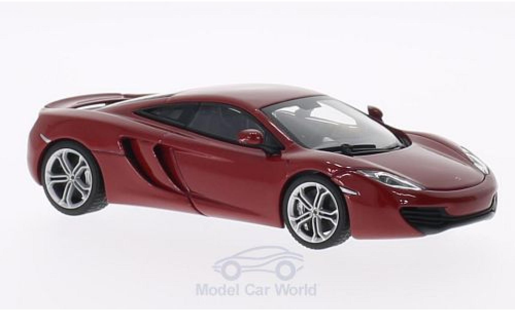 McLaren MP4-12C 1/43 AUTOart rosso 2011 modellino in miniatura