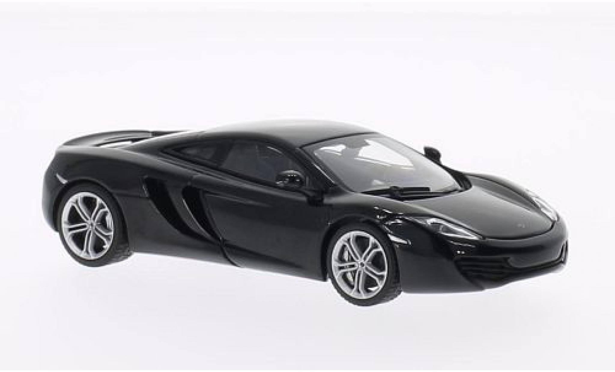 McLaren MP4-12C 1/43 AUTOart nero 2011 modellino in miniatura