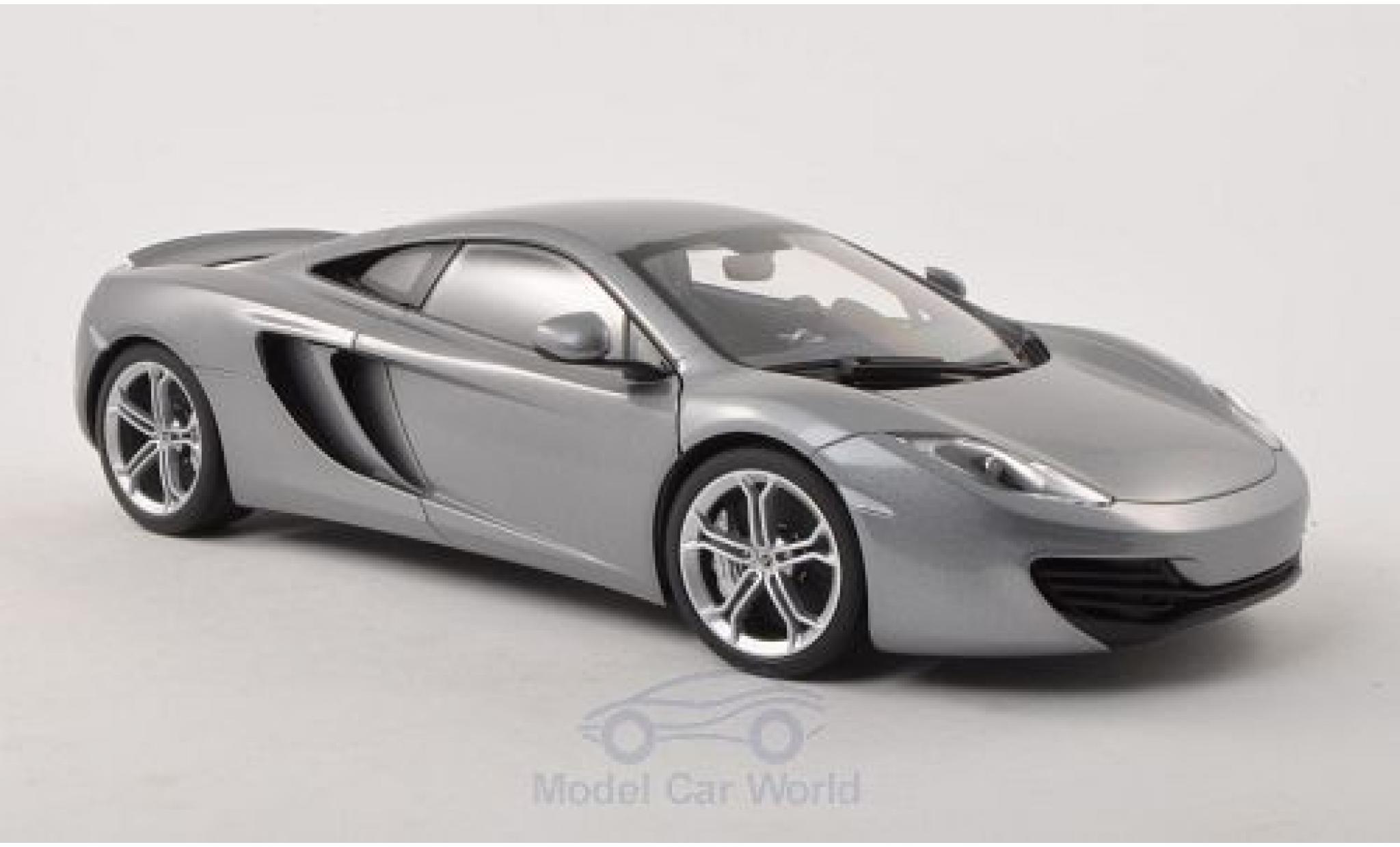 McLaren MP4-12C 1/18 AUTOart grigio 2011 modellino in miniatura