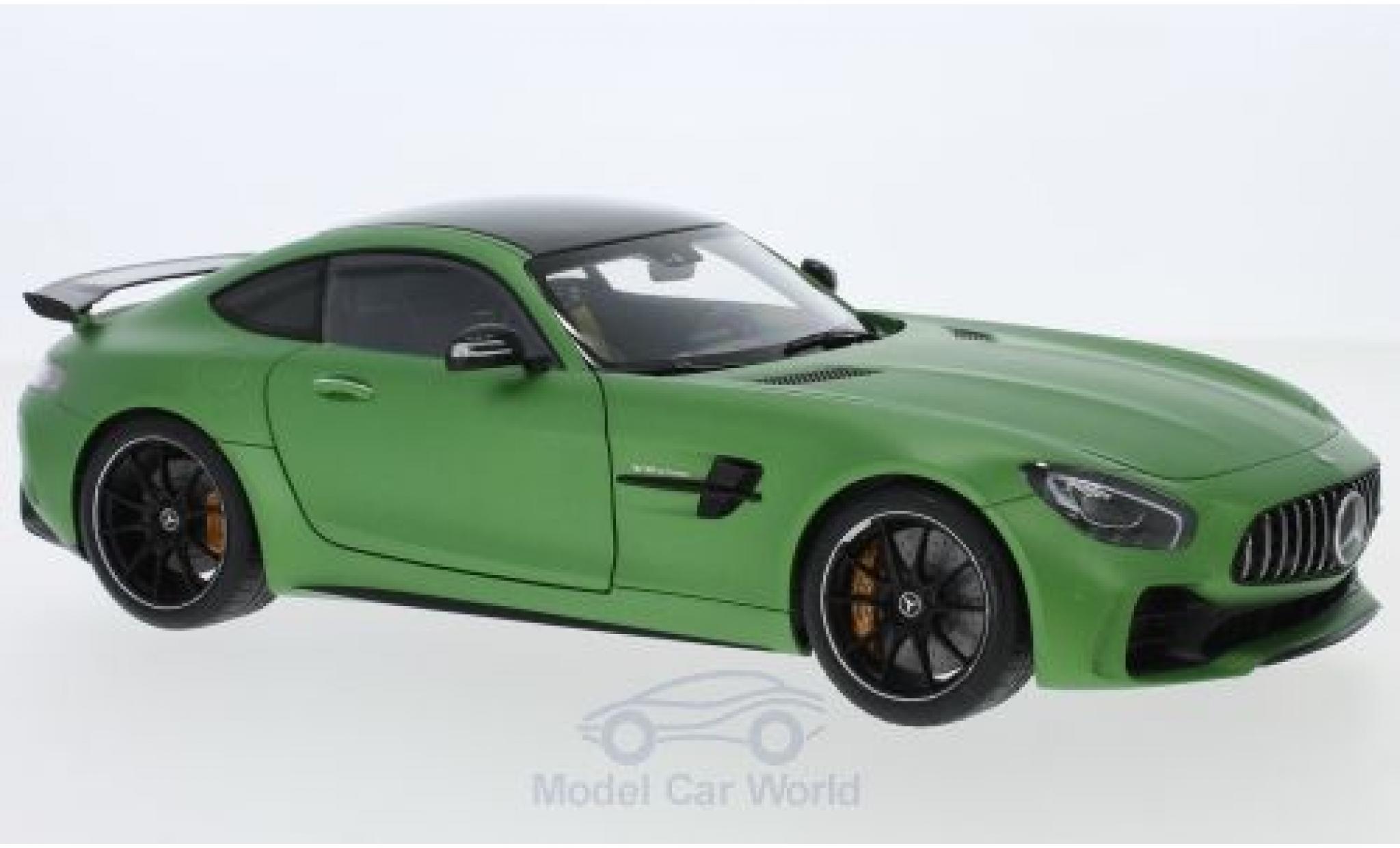 Mercedes AMG GT 1/18 AUTOart R matt-verde 2017 modellino in miniatura