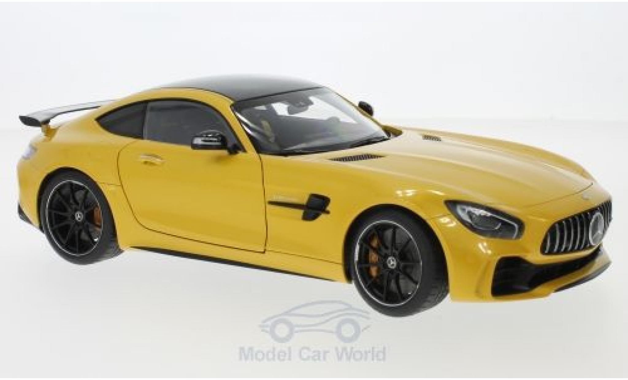 Mercedes AMG GT 1/18 AUTOart R metallico giallo 2017 modellino in miniatura