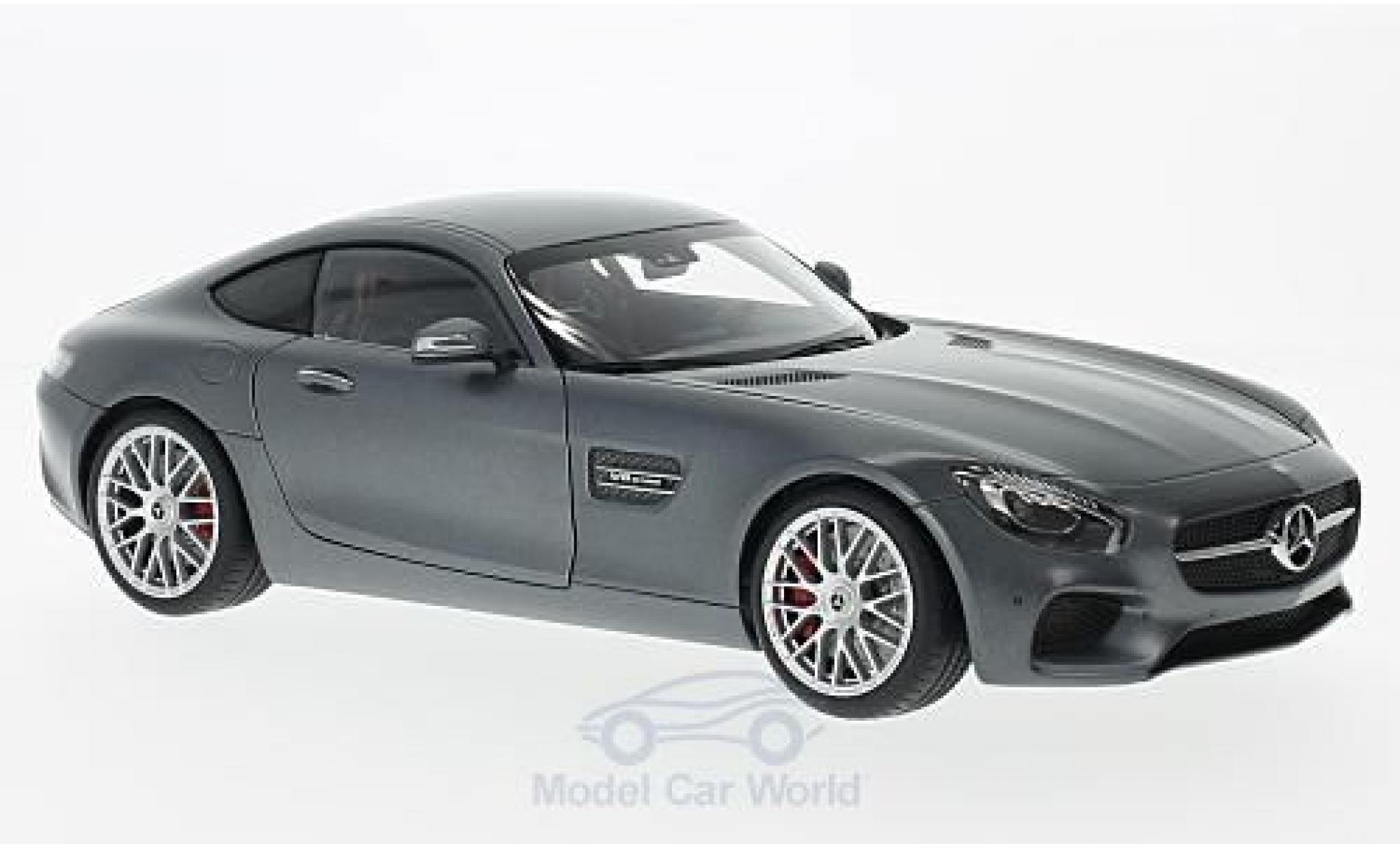 Mercedes AMG GT 1/18 AUTOart -S matt-grigio 2015 modellino in miniatura