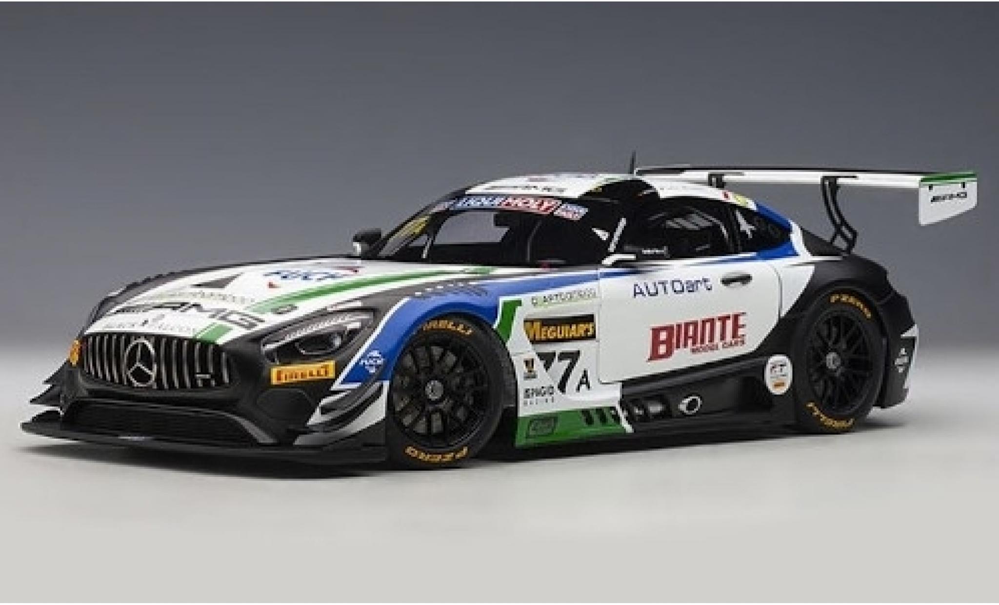 Mercedes AMG GT 1/18 AUTOart 3 No.77A AMG Team CraftBamboo Black Falcon 12h Bathurst 2019 M.Engel/L.Stolz/G.Paffett modellino in miniatura