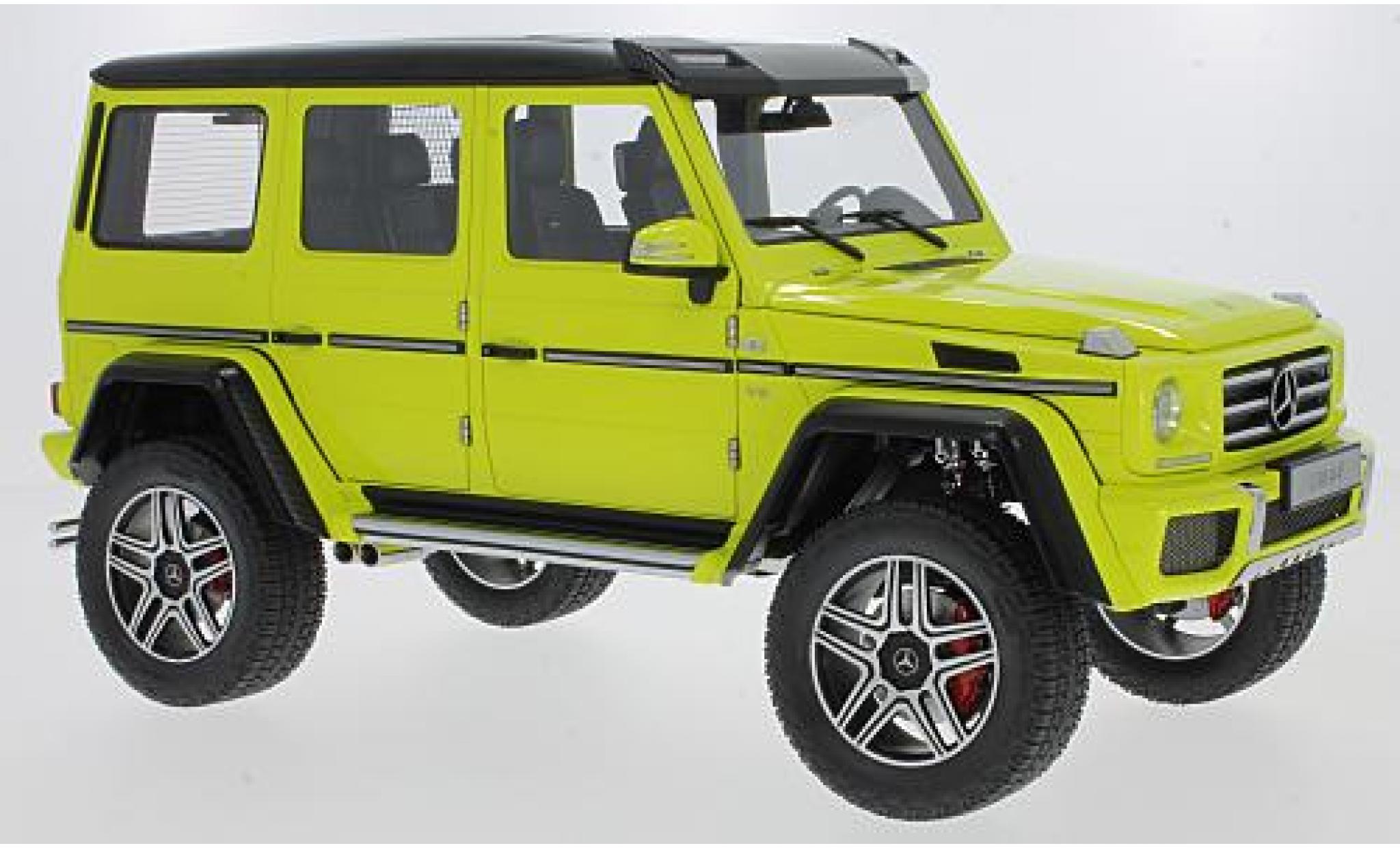 Mercedes Classe G 1/18 AUTOart G500 4x4 giallo 2016 modellino in miniatura