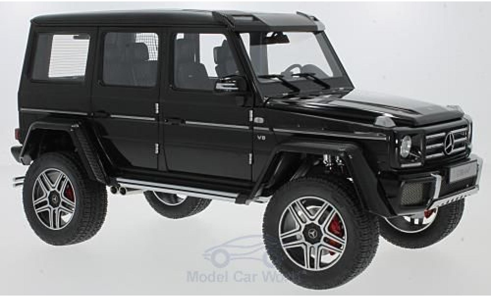 Mercedes Classe G 1/18 AUTOart G500 4x4 nero 2016 modellino in miniatura