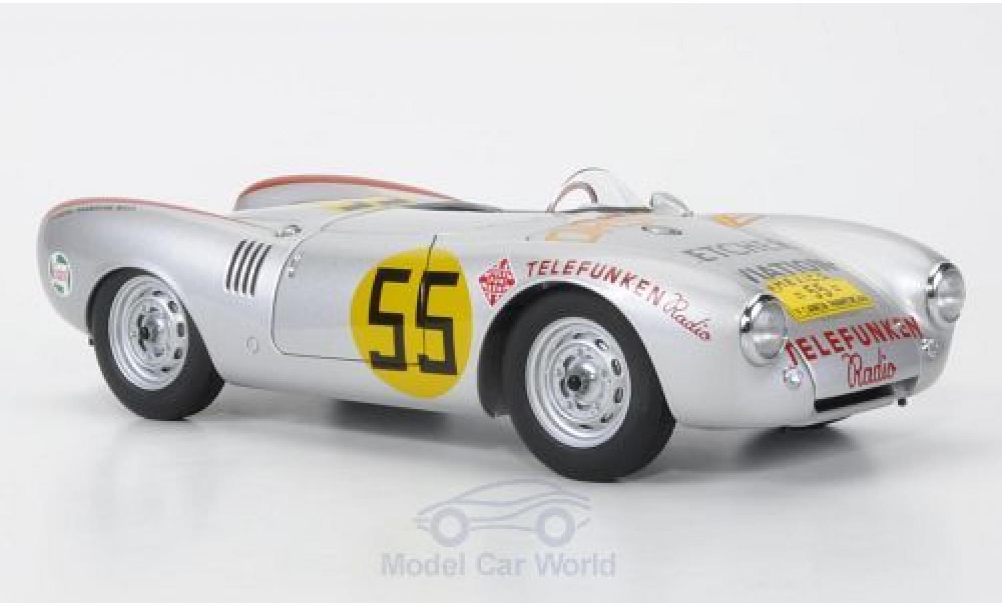 Porsche 550 1954 1/18 AUTOart Spyder No.55 Carrera Panamericana 1954 modellino in miniatura