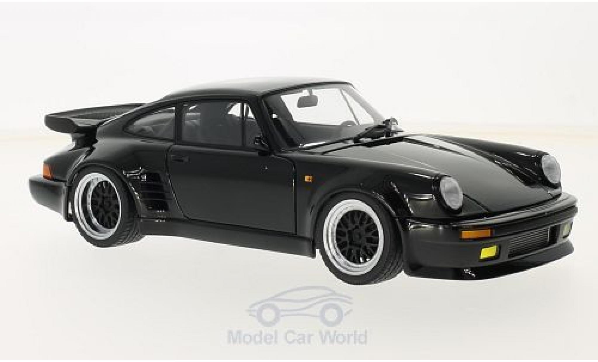 Porsche 930 Turbo 1/18 AUTOart 911 () Turbo nero Wangan Midnight Blackbird modellino in miniatura