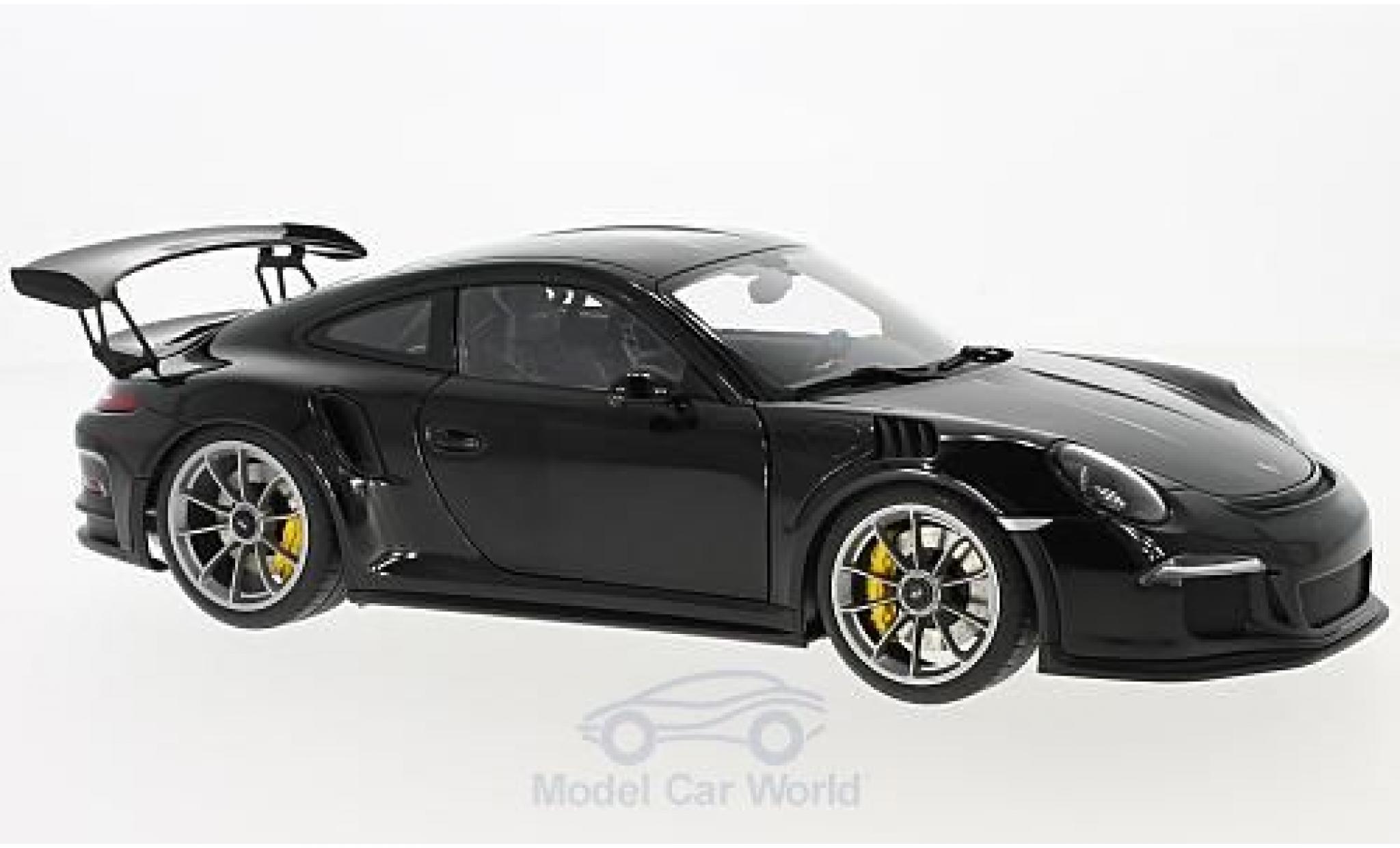 Porsche 991 GT3 RS 1/18 AUTOart 911 () GT3 RS nero 2016 modellino in miniatura