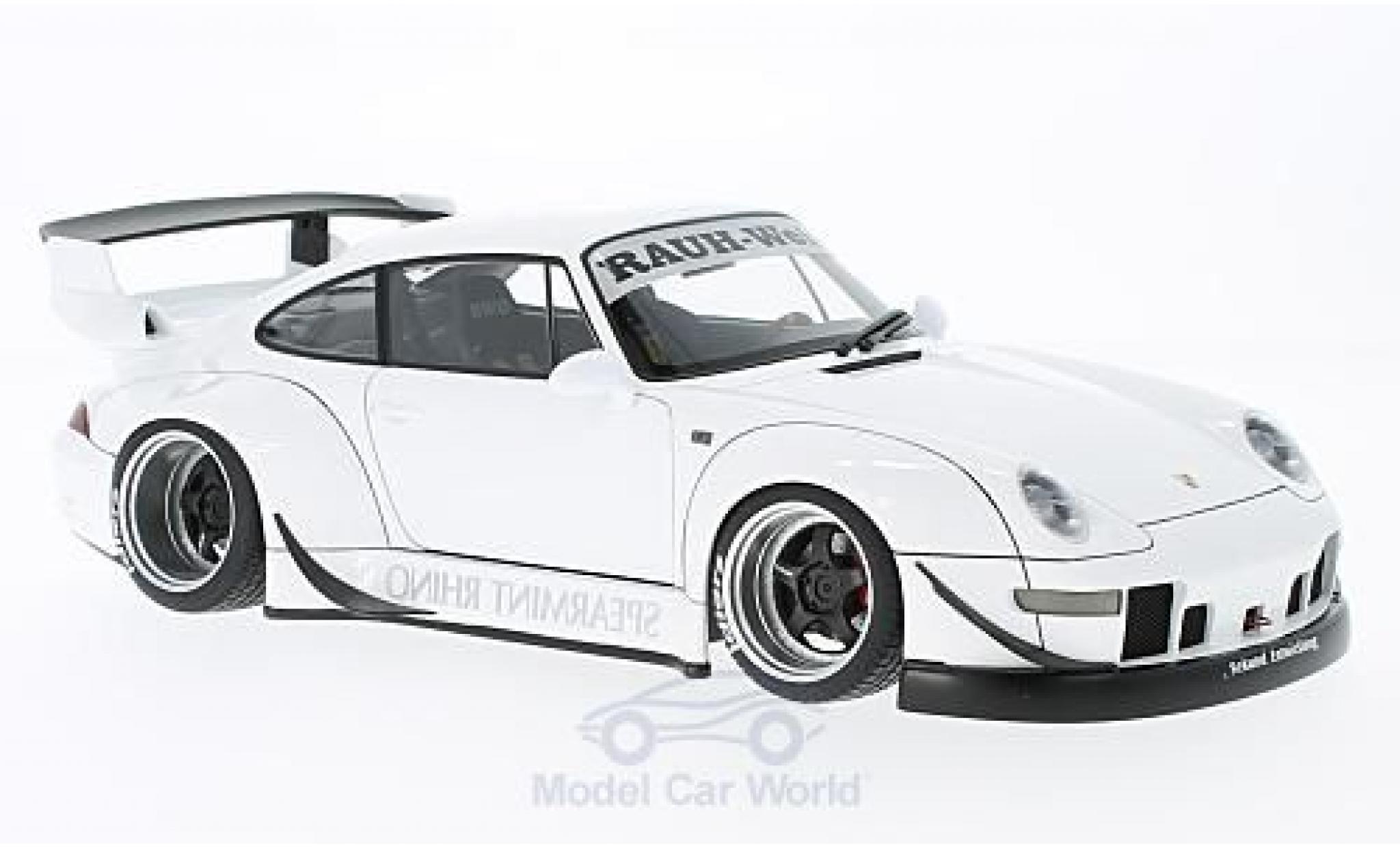 Porsche 993 RWB 1/18 AUTOart 911 () RWB bianco Rauh Welt ohne Vitrine modellino in miniatura
