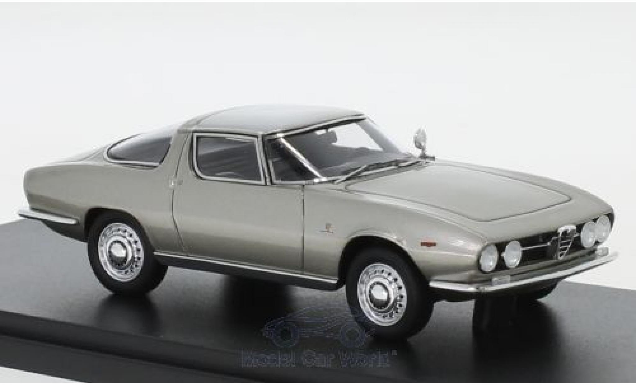 Alfa Romeo Giulia 1/43 AutoCult SS Prossootipo grigio 1965 modellino in miniatura