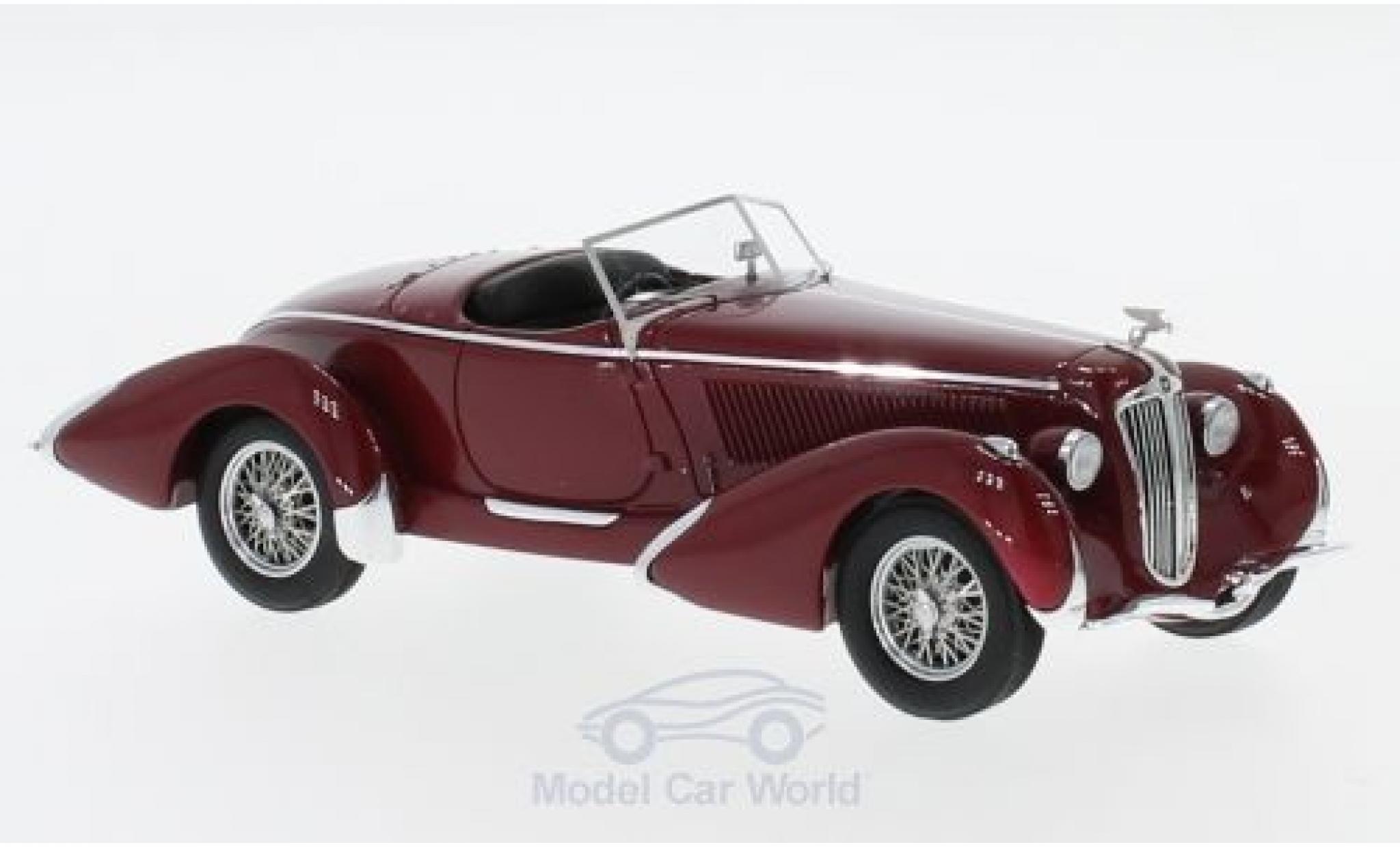 Amilcar G36 1/43 AutoCult Pegase Grand Prix Roadster rosso RHD 1935 modellino in miniatura