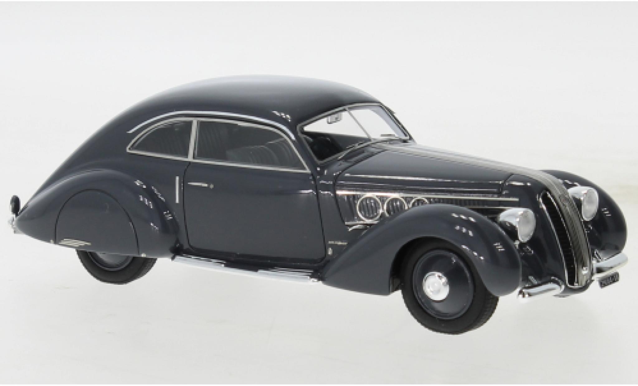 Alfa Romeo 6C 1/43 AutoCult 2300 Pescara Berlinetta grigio RHD 1935 modellino in miniatura