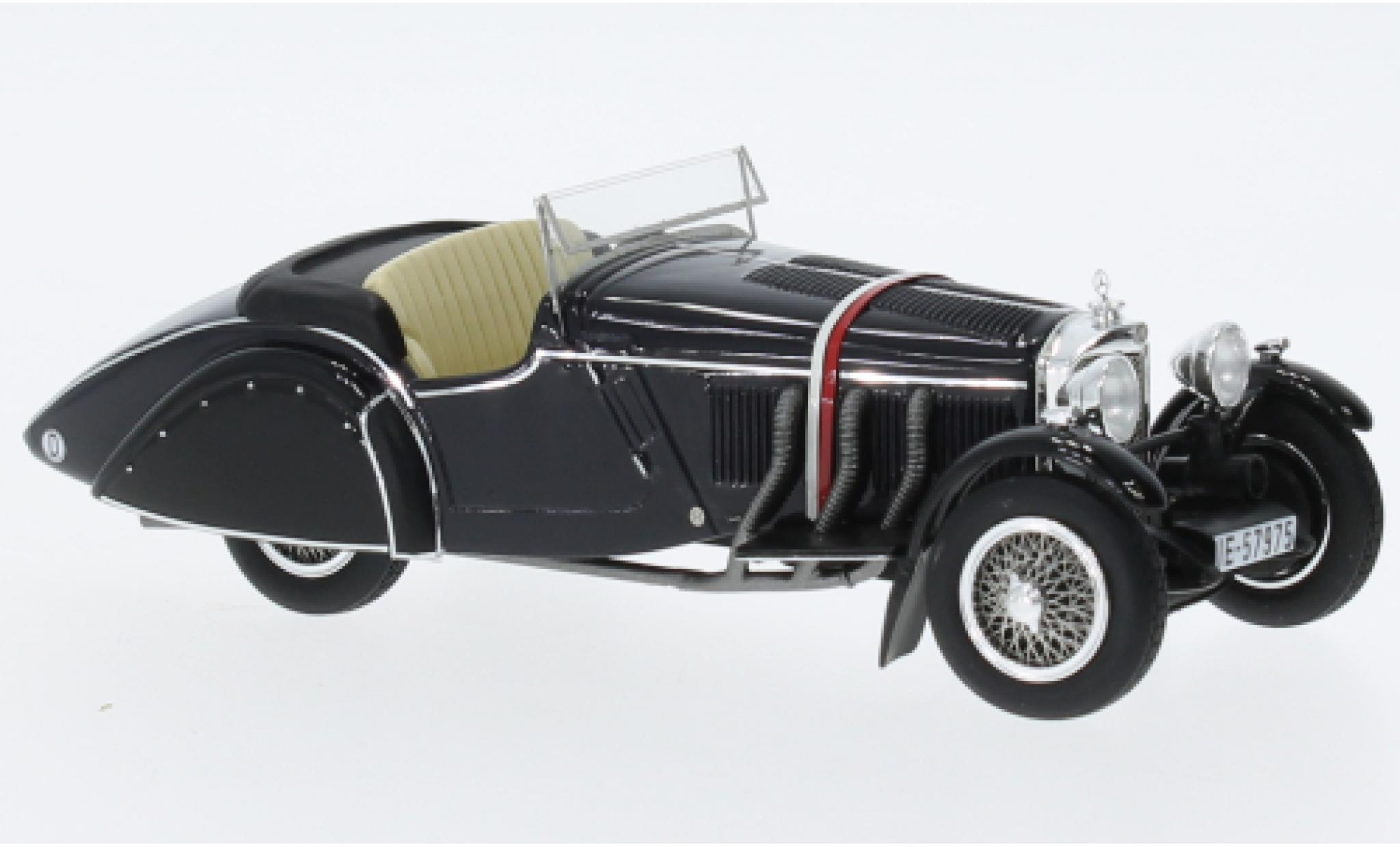 Mercedes SSK 1/43 AutoCult Gläser nero 1931 modellino in miniatura