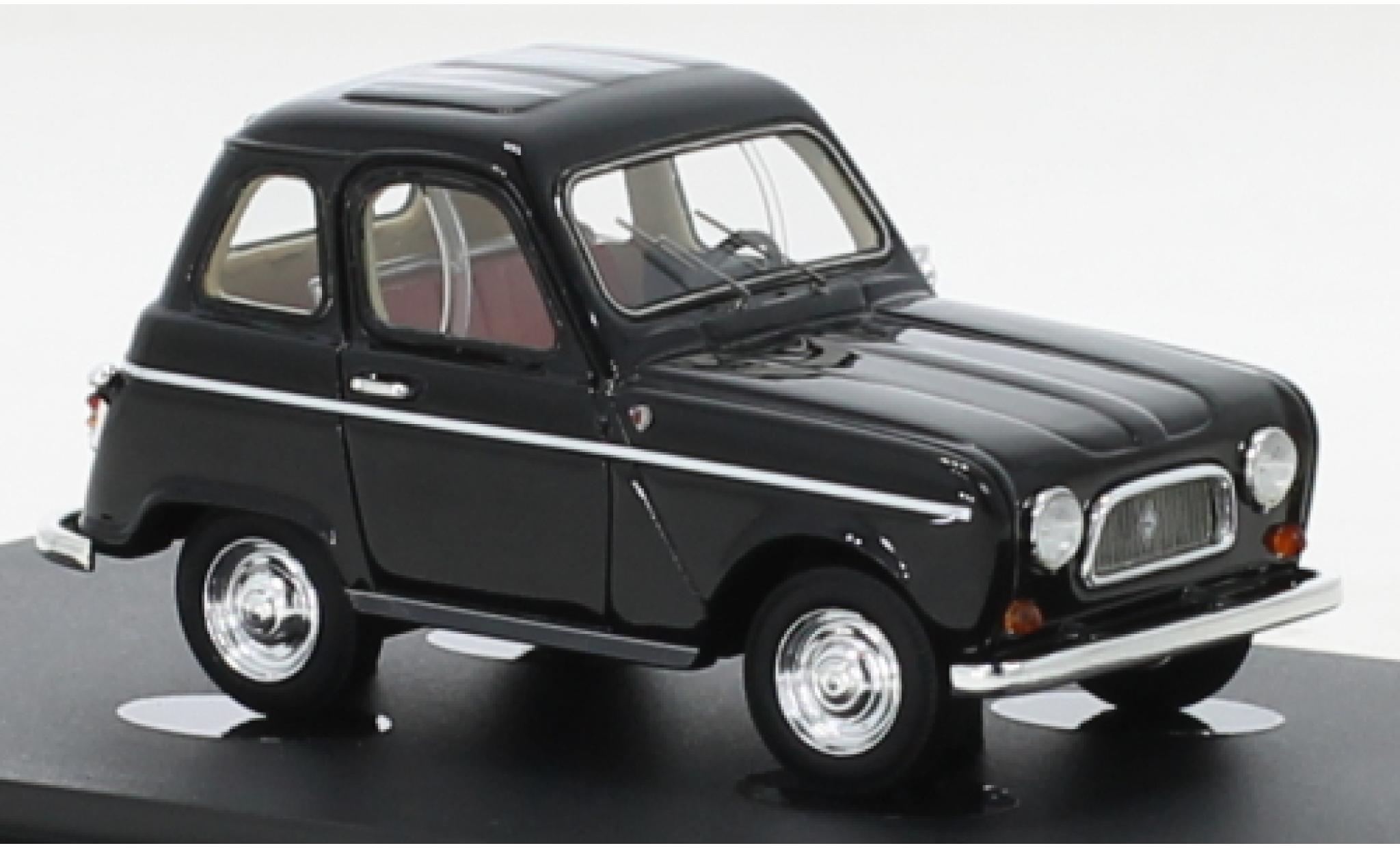 Renault 4 1/43 AutoCult Bertin nero 1969 modellino in miniatura