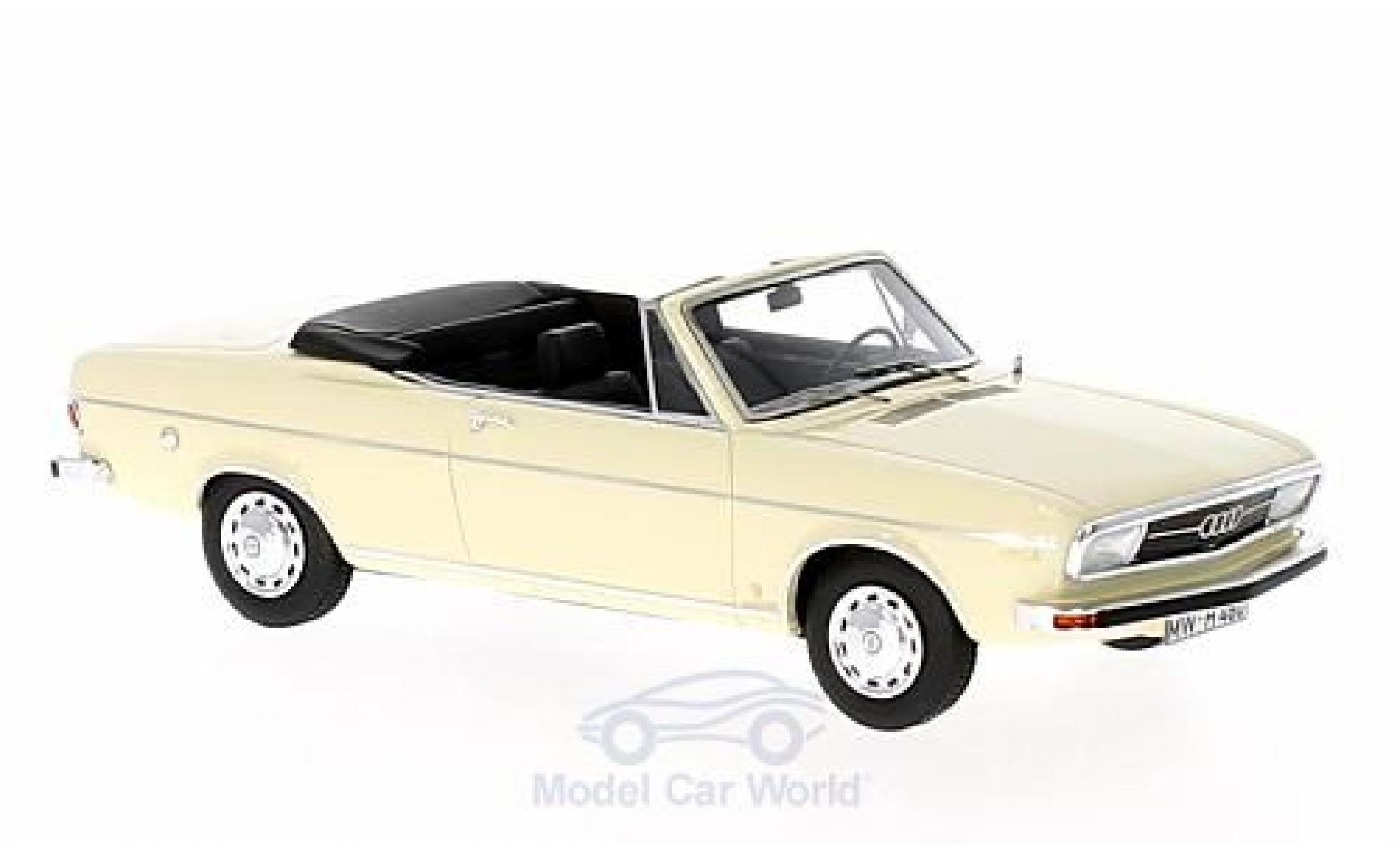 Audi 100 LS 1/43 AutoCult LS Cabriolet beige 1969 modellino in miniatura