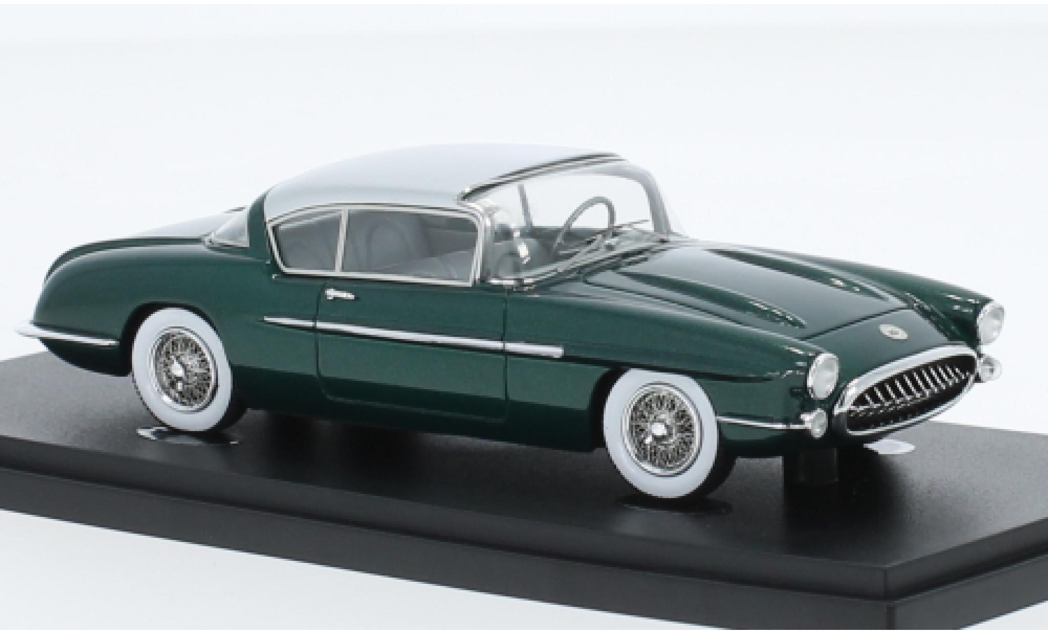 Chevrolet Corvette 1/43 AutoCult Autocult/Avenue 43 Impala XP-101 metallise verde foncé/d 1956 modellino in miniatura