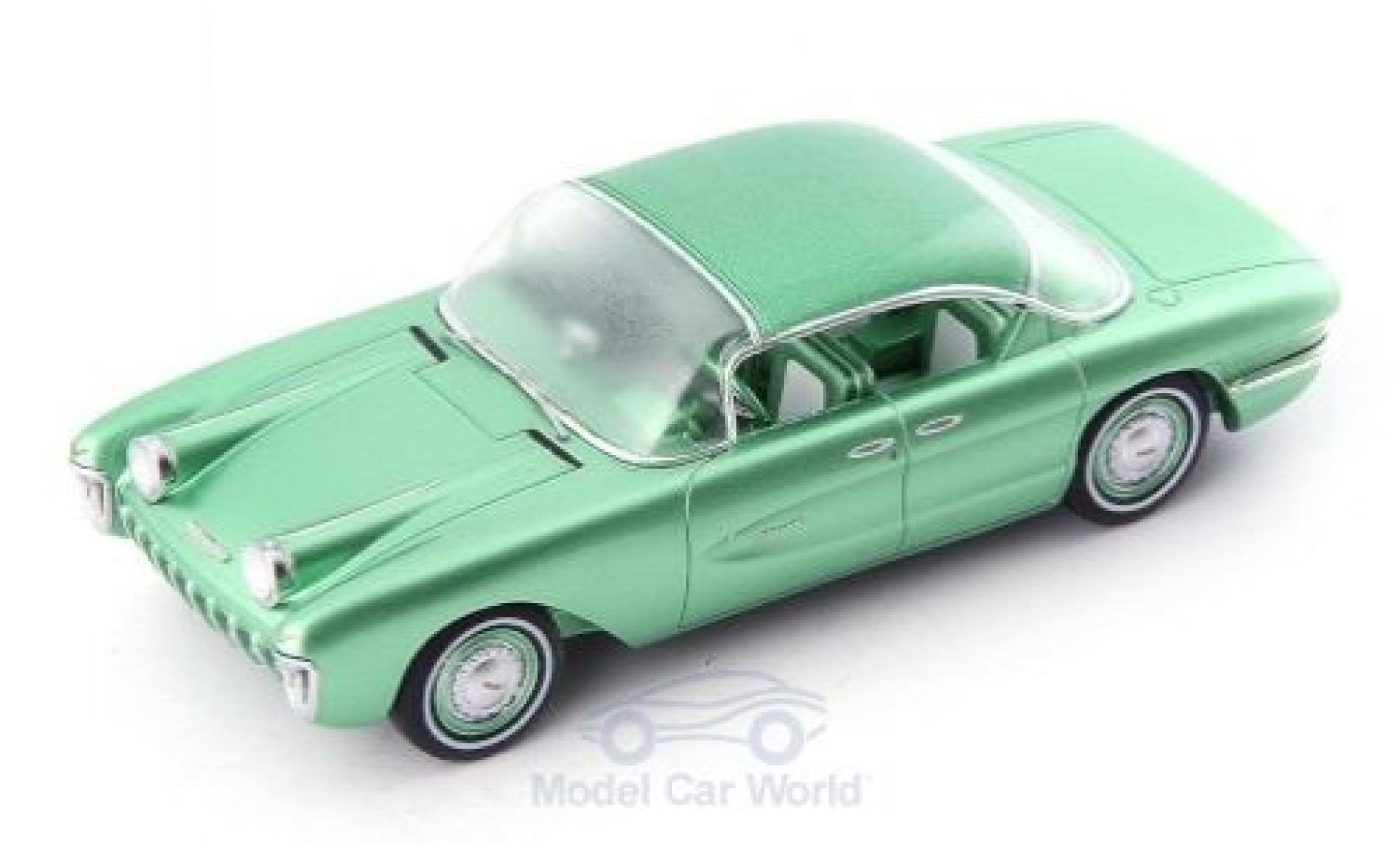 Chevrolet Biscayne 1/43 AutoCult XP-37 metallico verde 1955 modellino in miniatura