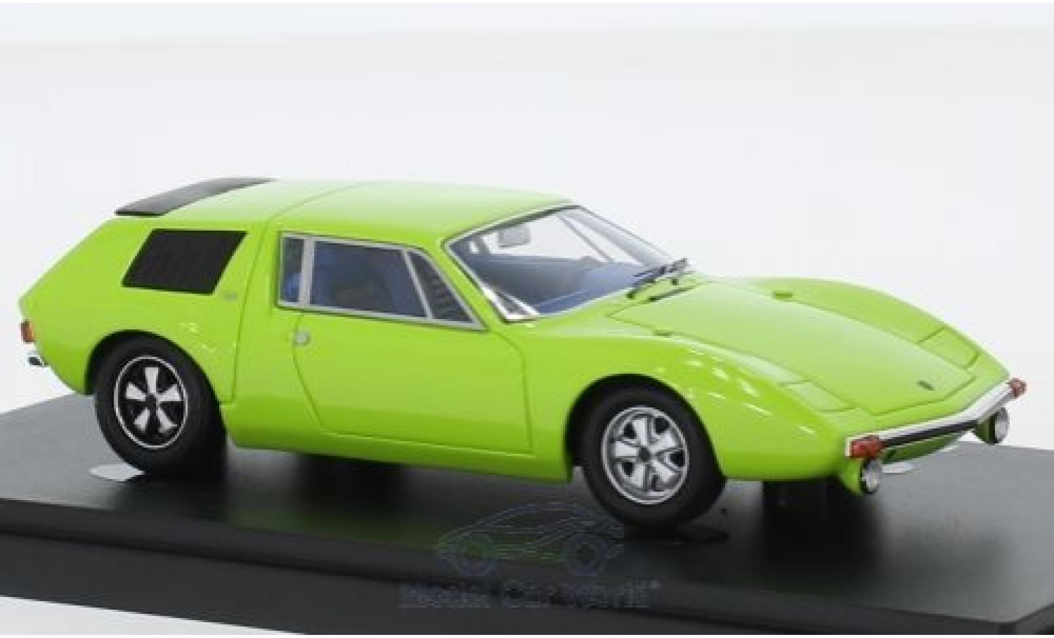 Porsche 914 1/43 AutoCult /6 Graf Goertz verde 1970 modellino in miniatura
