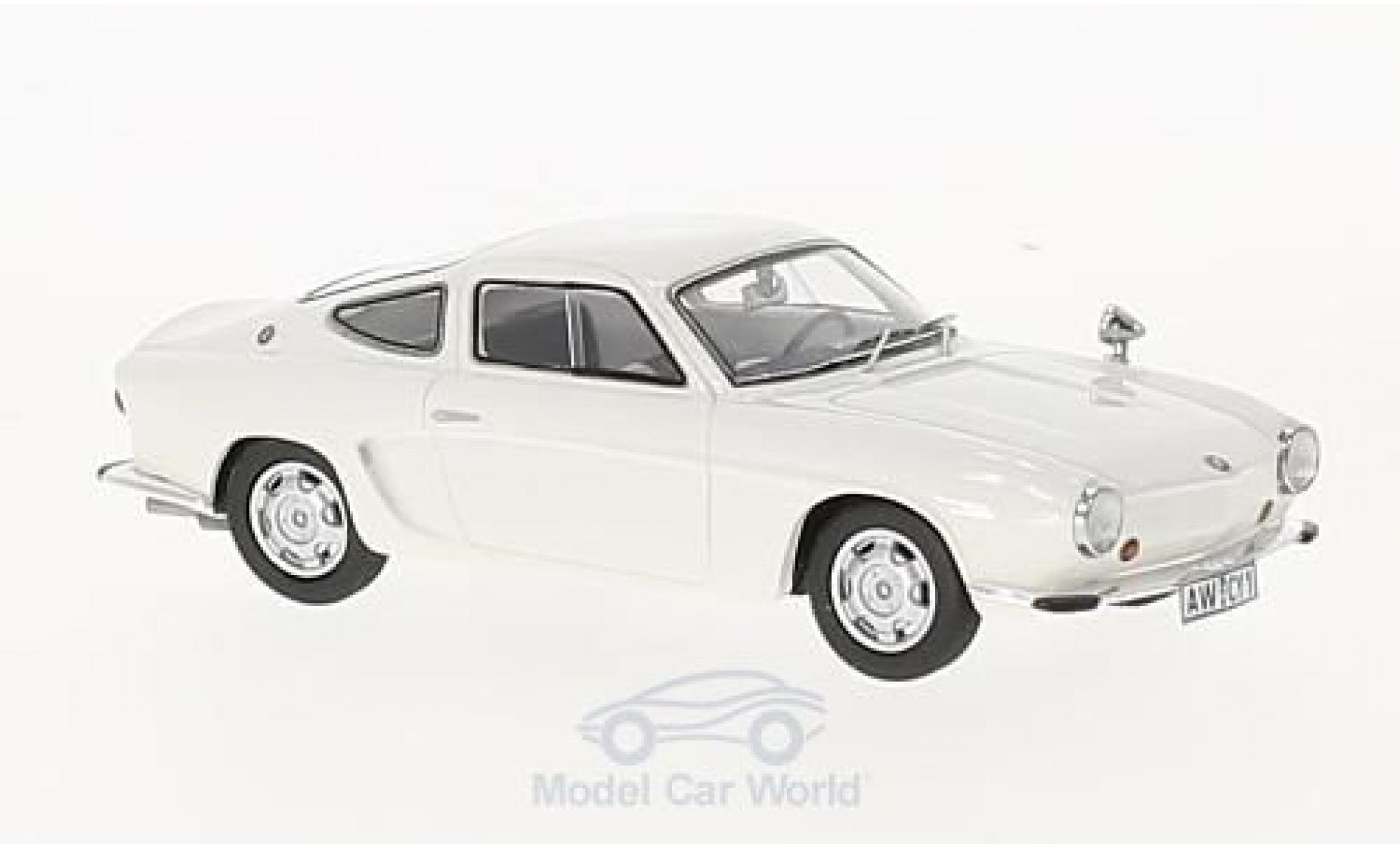 Bmw 700 1/43 AutoCult Martini Typ 4 bianco 1964 modellino in miniatura