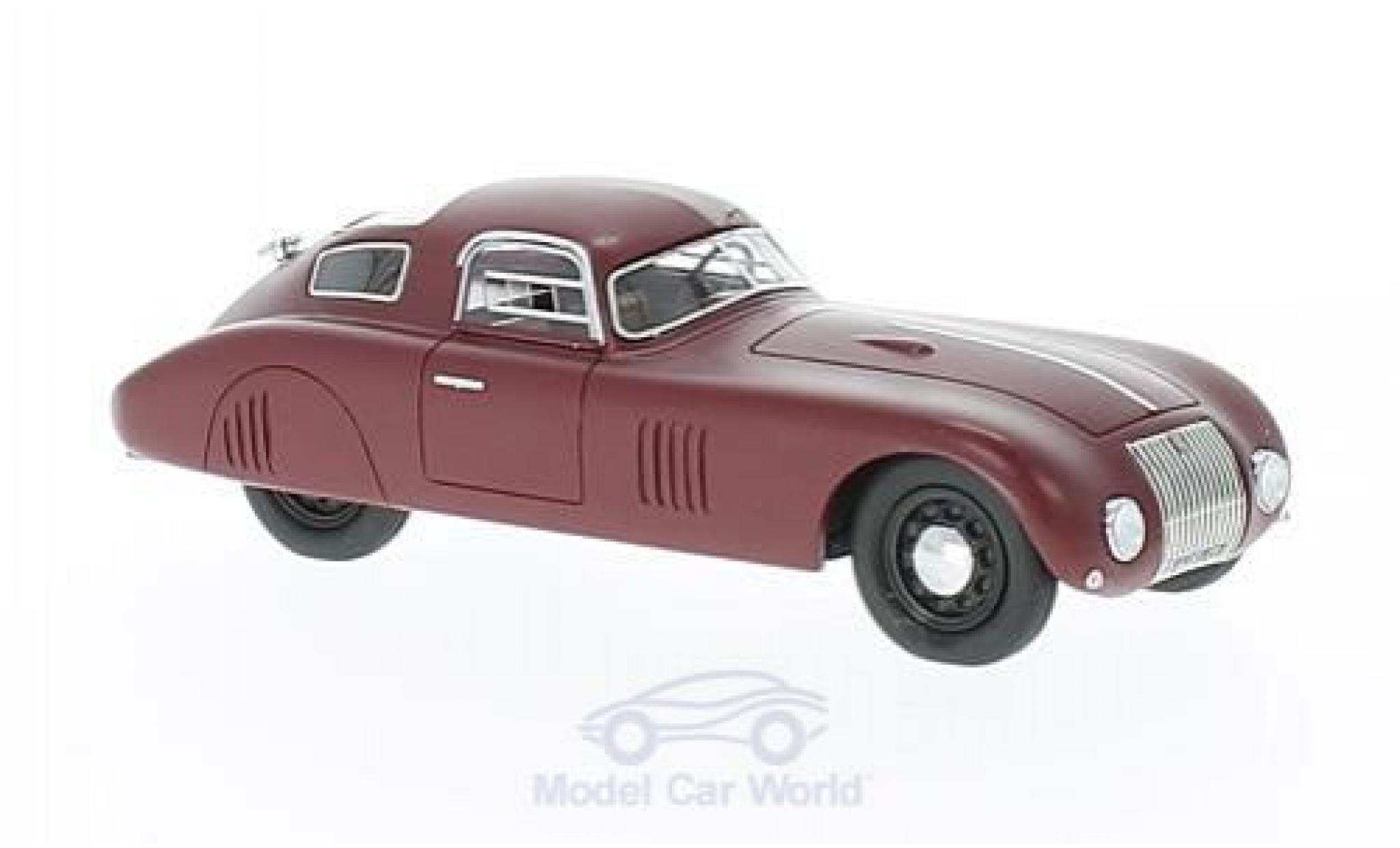 Fiat 1500 1/43 AutoCult Barchetta Kompressor rosso 1943 modellino in miniatura