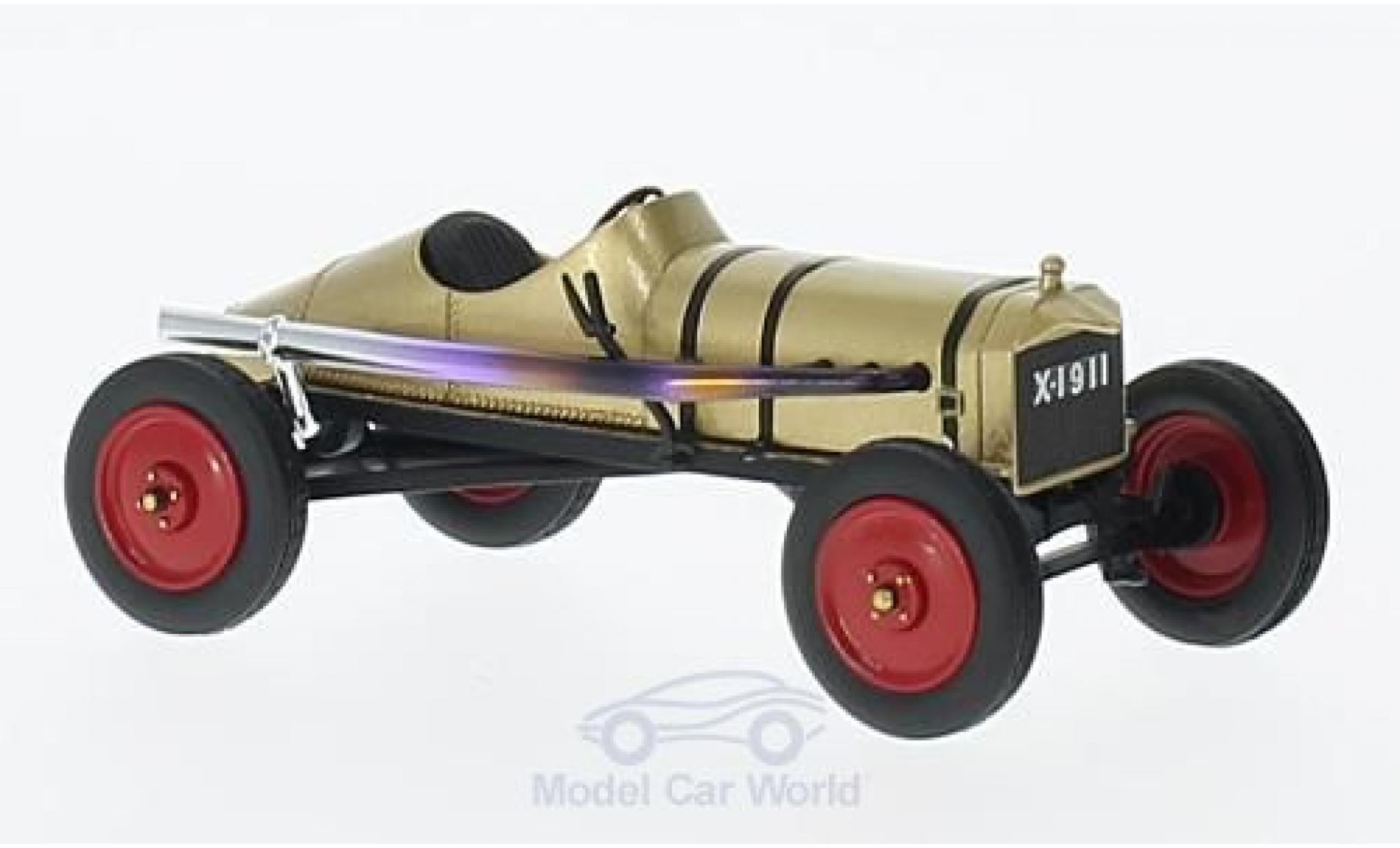 Ford Model T 1/43 AutoCult gold The Golden 1911 modellino in miniatura