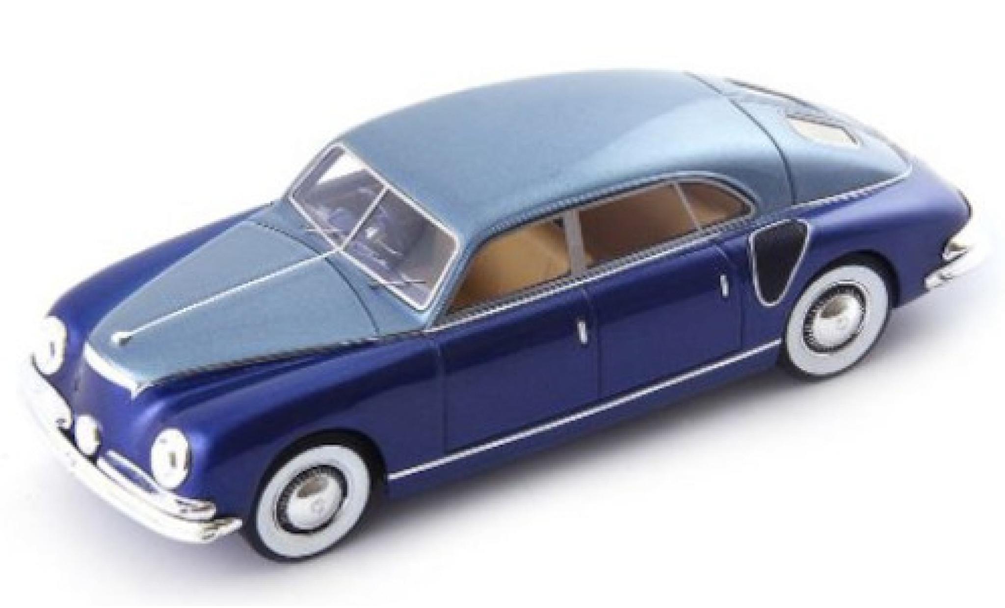 Isotta Fraschini 1/43 AutoCult 8C Monterosa Zagato metallico blu/metallico blu RHD 1947 modellino in miniatura