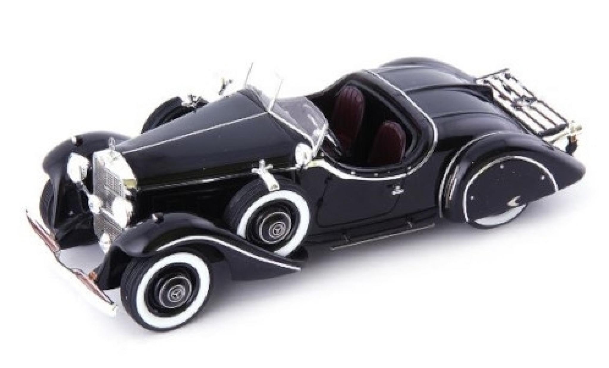 Mercedes 290 1/43 AutoCult (W18) Roadster Amilcar nero 1933 modellino in miniatura