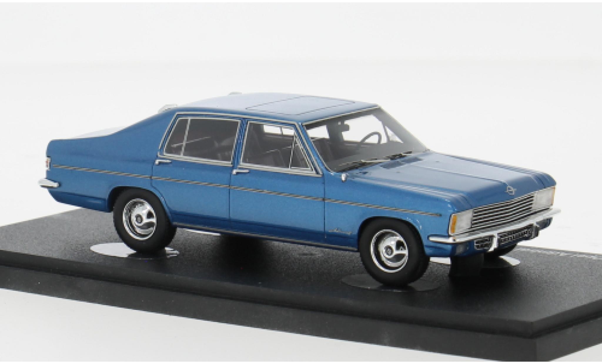 Opel Admiral 1/43 AutoCult B blau 1972 1:43 modellino in miniatura