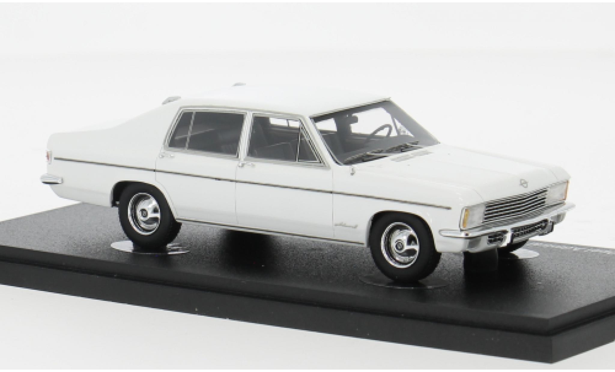Opel Admiral 1/43 AutoCult B weiss 1972 1:43 modellino in miniatura