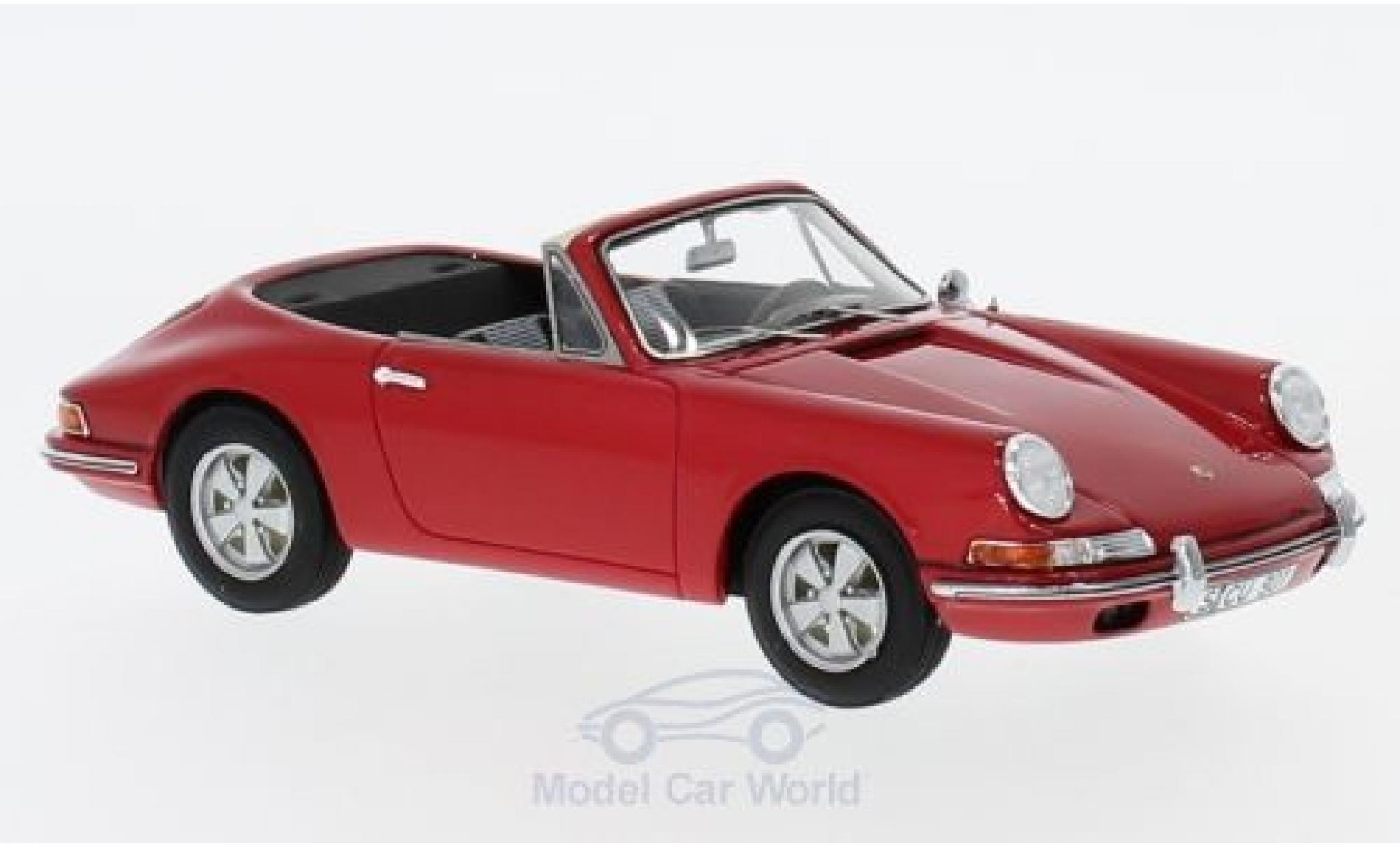 Porsche 901 1/43 AutoCult Cabrio Karmann rosso modellino in miniatura