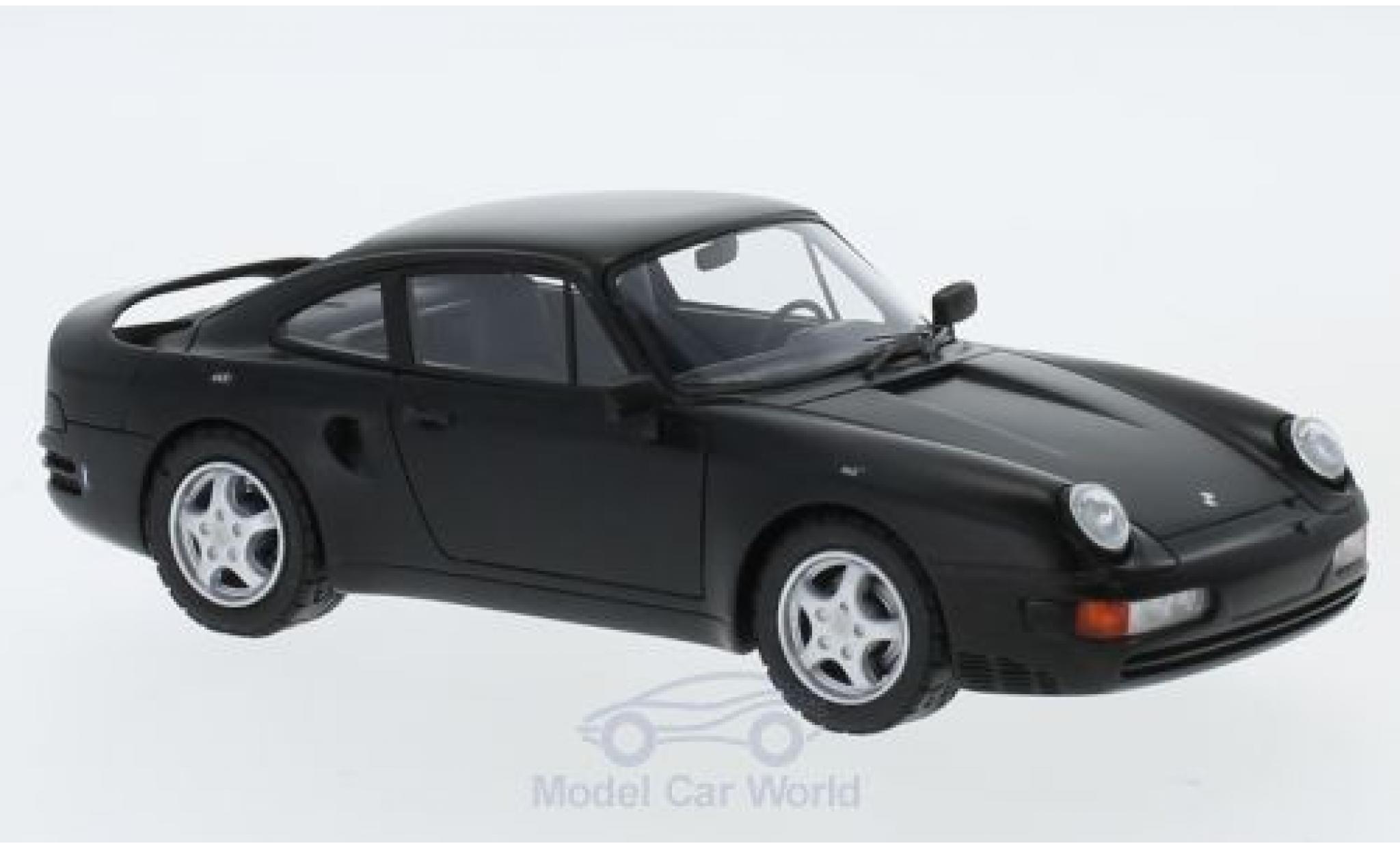 Porsche 956 1/43 AutoCult V8 matt-nero 1988 modellino in miniatura