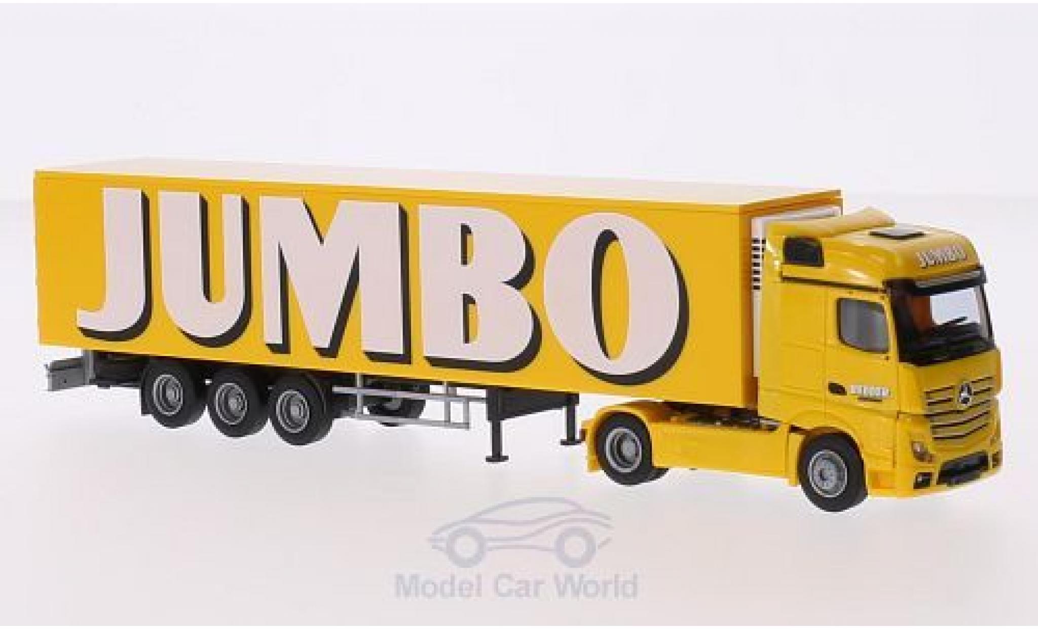 Mercedes Actros 1/87 AWM 2 Big./Aerop. Jumbo/Redder Kühl-KSZ modellino in miniatura